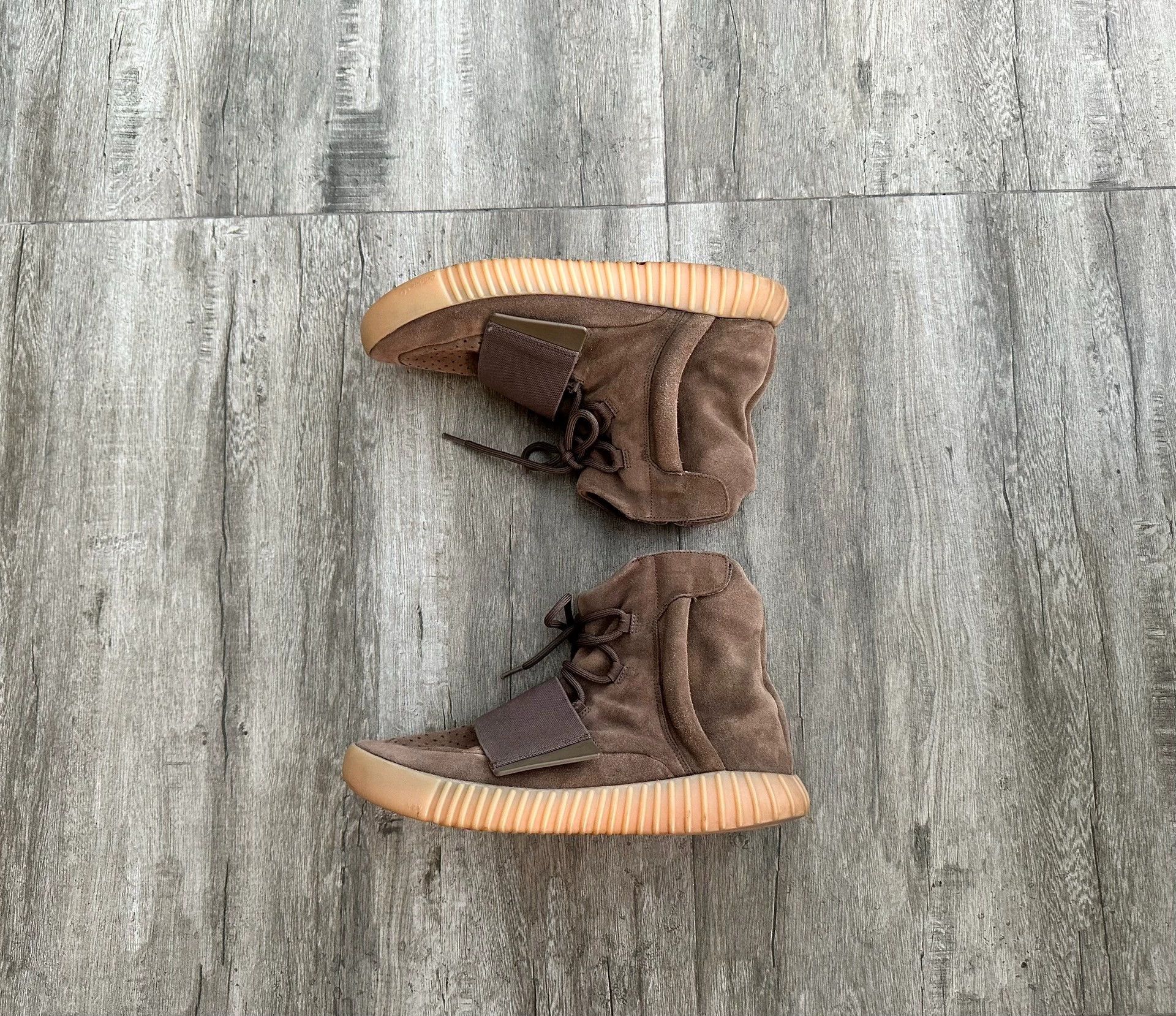 Adidas Adidas Yeezy 750 high-top Coconut Brown 43 used BY2456 Size US 10 / EU 43 - 3 Thumbnail
