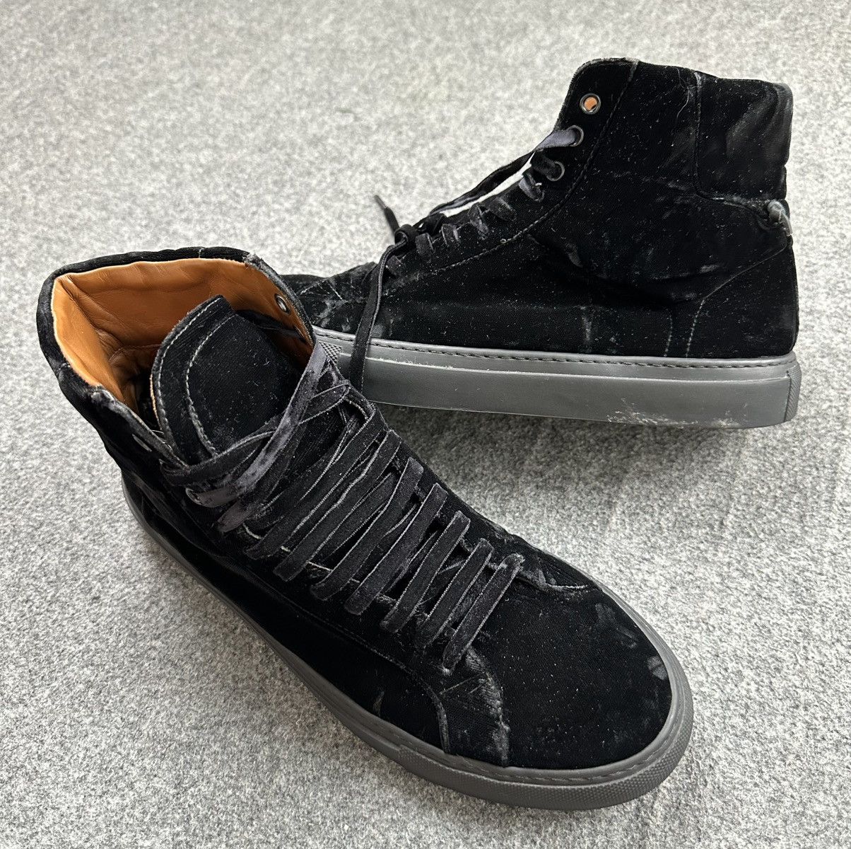 Givenchy Givenchy - Riccardo Tisci 2017 - Hi-Top Ubran Knot Velvet Size US 8.5 / EU 41-42 - 2 Thumbnail