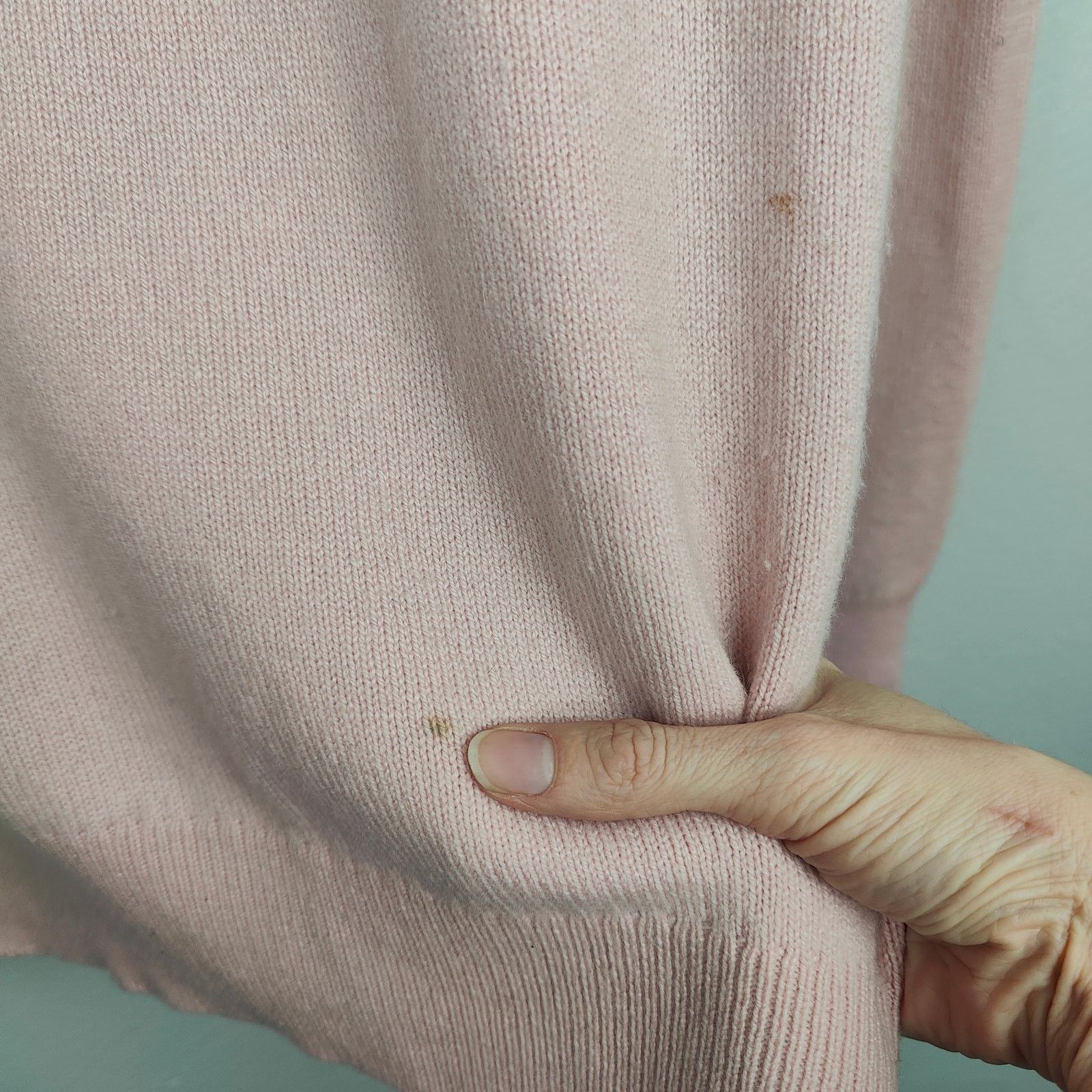Other Vintage Ballantyne Cashmere Sweater Mens Large Pink V-Neck Size US L / EU 52-54 / 3 - 7 Thumbnail