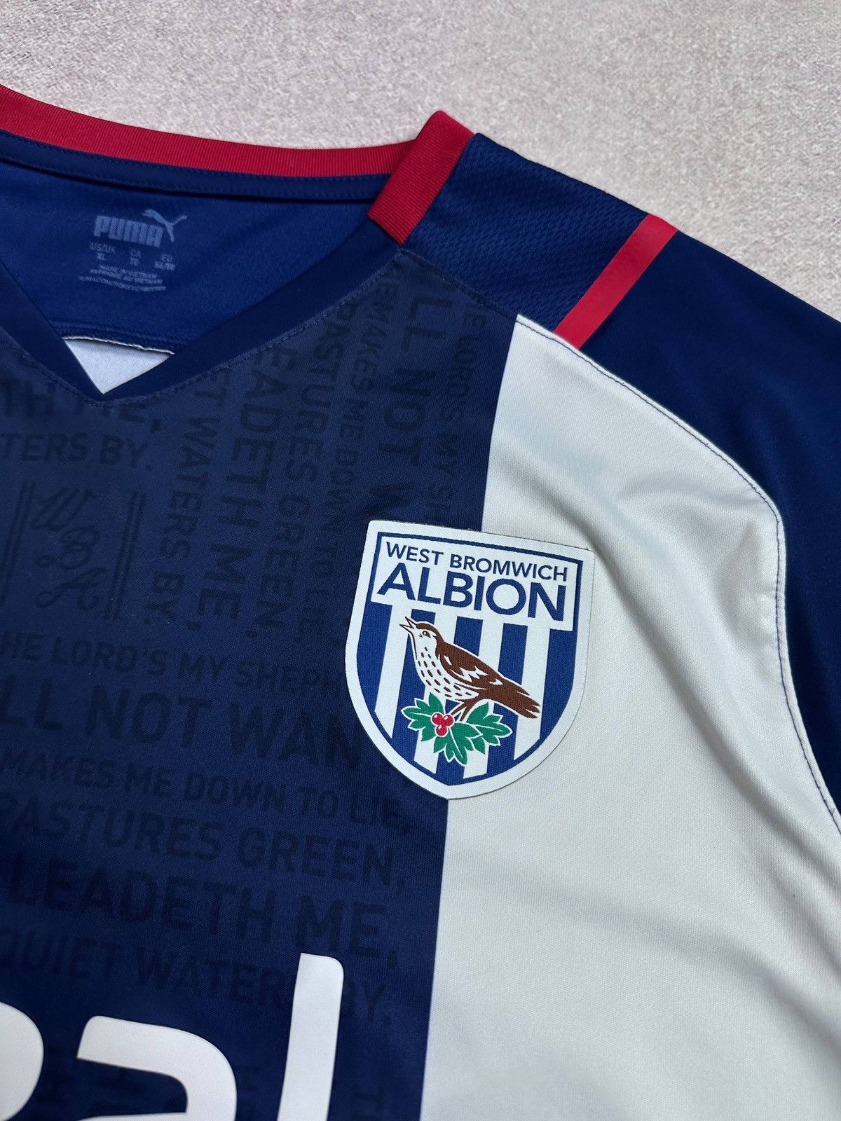 Adidas 2021 Puma West Bromwich Albion Football T-shirt Jersey XL Size US XL / EU 56 / 4 - 4 Thumbnail