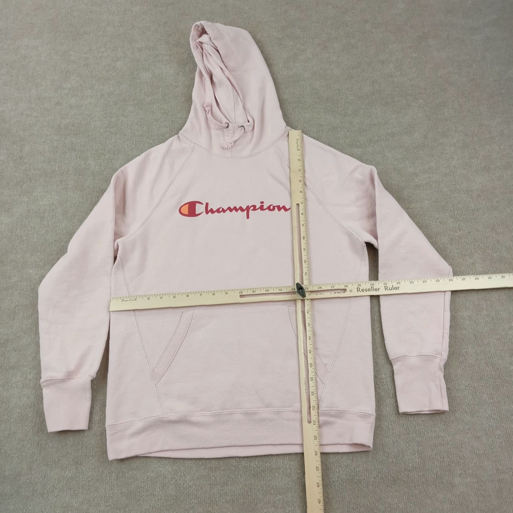 Champion Champion Hoodie Womens Medium Pink Sweatshirt Casual Pullover Size M / US 6-8 / IT 42-44 - 2 Thumbnail