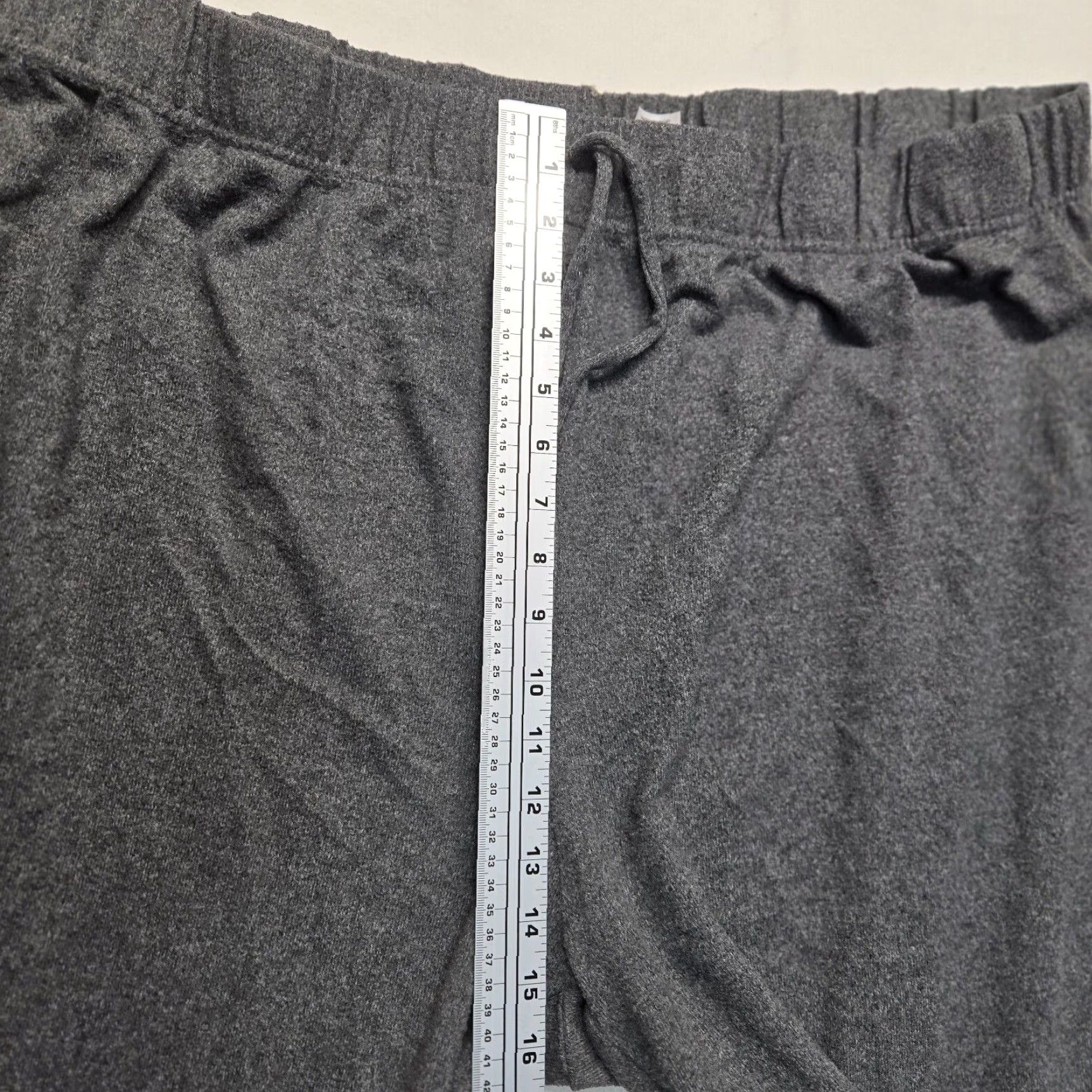 Vintage Time And Tru Pants Women 2X Gray Lounge Fleece Elastic Waist Baggy Harem Comfort Womens Size 40" / US 18 - 5 Thumbnail