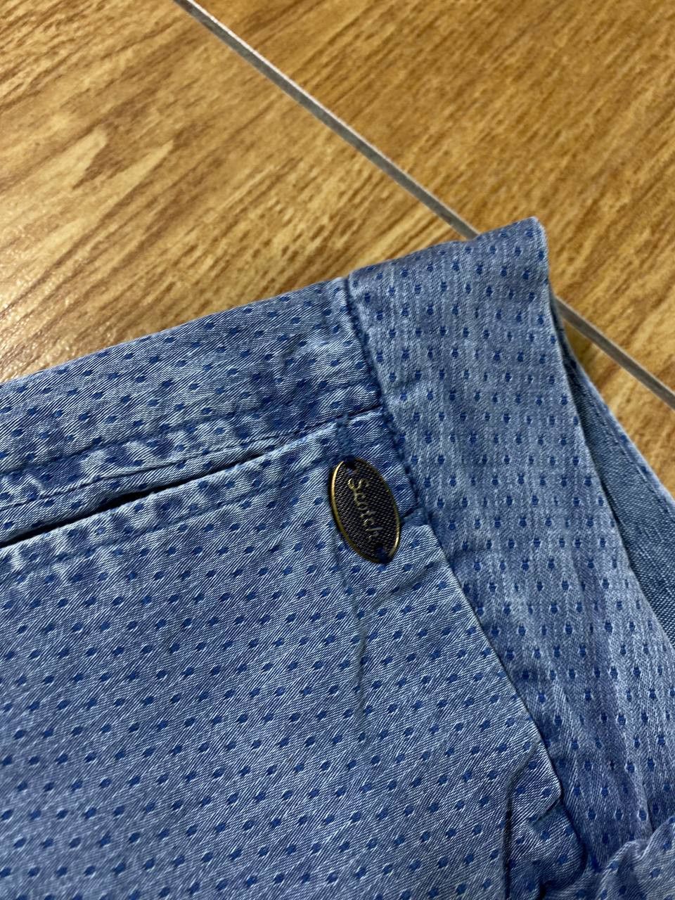 Scotch & Soda Scotch & Soda Blue Cotton 32 Shorts Size US 32 / EU 48 - 14 Thumbnail