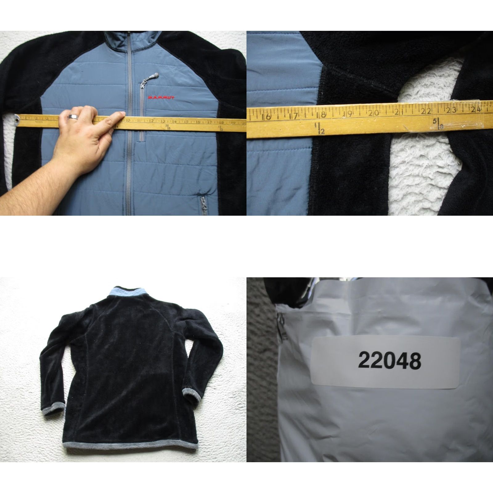 Mammut Mammut Womens M Blue Black Fleece Lined Insulated Hiking Jacket Full Zip Size M / US 6-8 / IT 42-44 - 8 Thumbnail