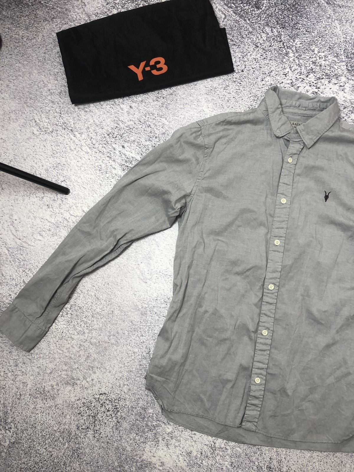 Allsaints Luxury shirt Allsaints men’s y2k size S vintage ykk drill Size US S / EU 44-46 / 1 - 2 Thumbnail
