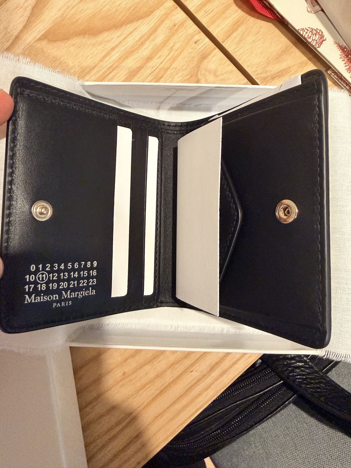 Maison Margiela Maison Margiela S56UI0140 P4985 T8013 Unisex Bifold Wallet Size ONE SIZE - 2 Thumbnail