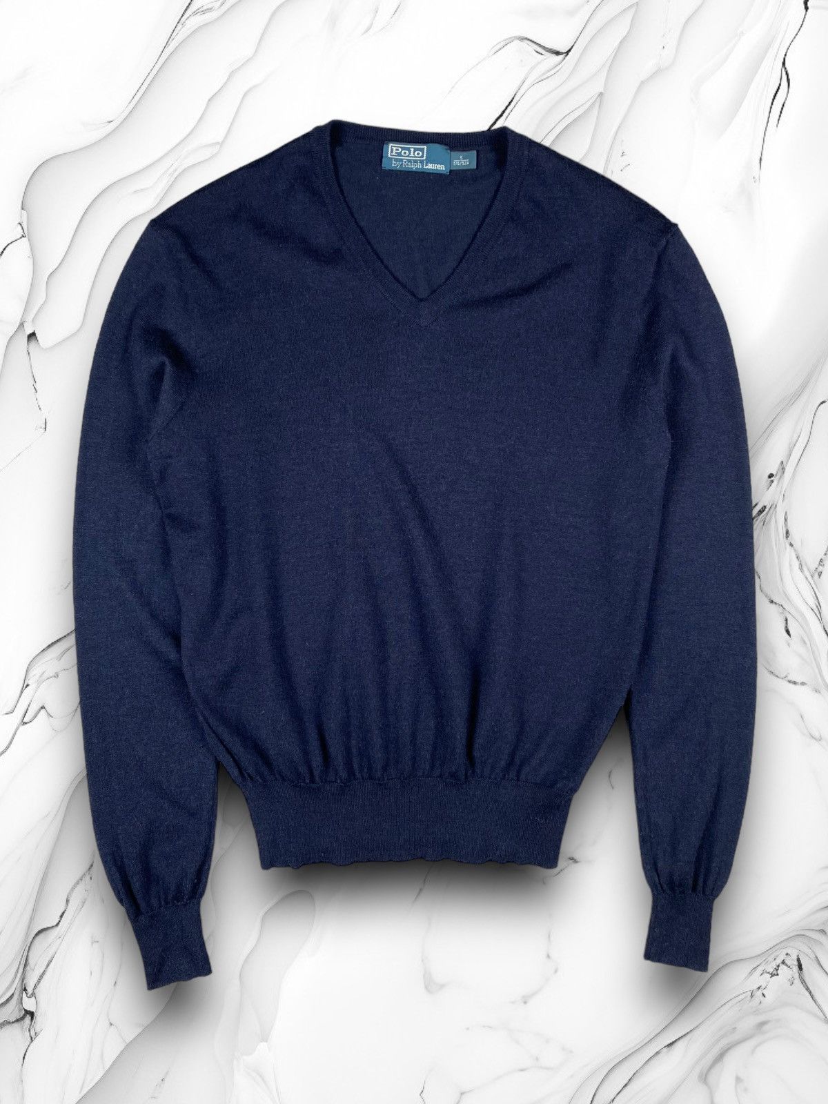 Polo Ralph Lauren Vintage Ralph Lauren Cashmere Silk Wool Pullover Sweater Size US S / EU 44-46 / 1 - 1 Thumbnail