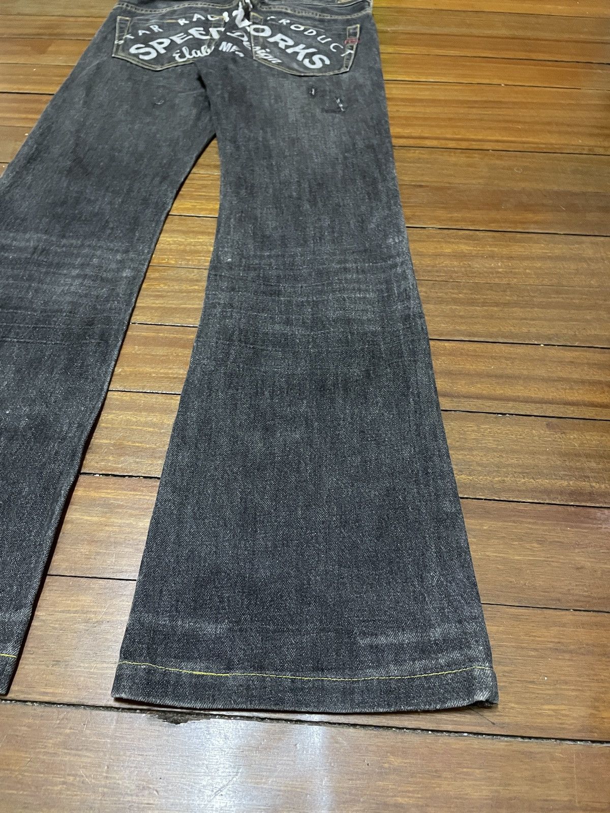 Japanese Brand Rare Design Vintage Brand Nicole Club Flared Jeans 1990s Size US 31 - 8 Thumbnail