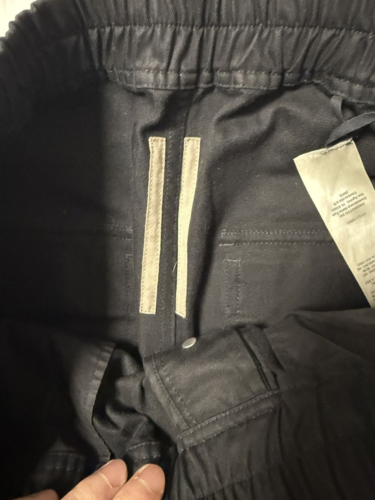 Rick Owens Drkshdw Rick Owens DRKSHDW Cargo Drawstring Size US 40 / EU 56 - 4 Thumbnail