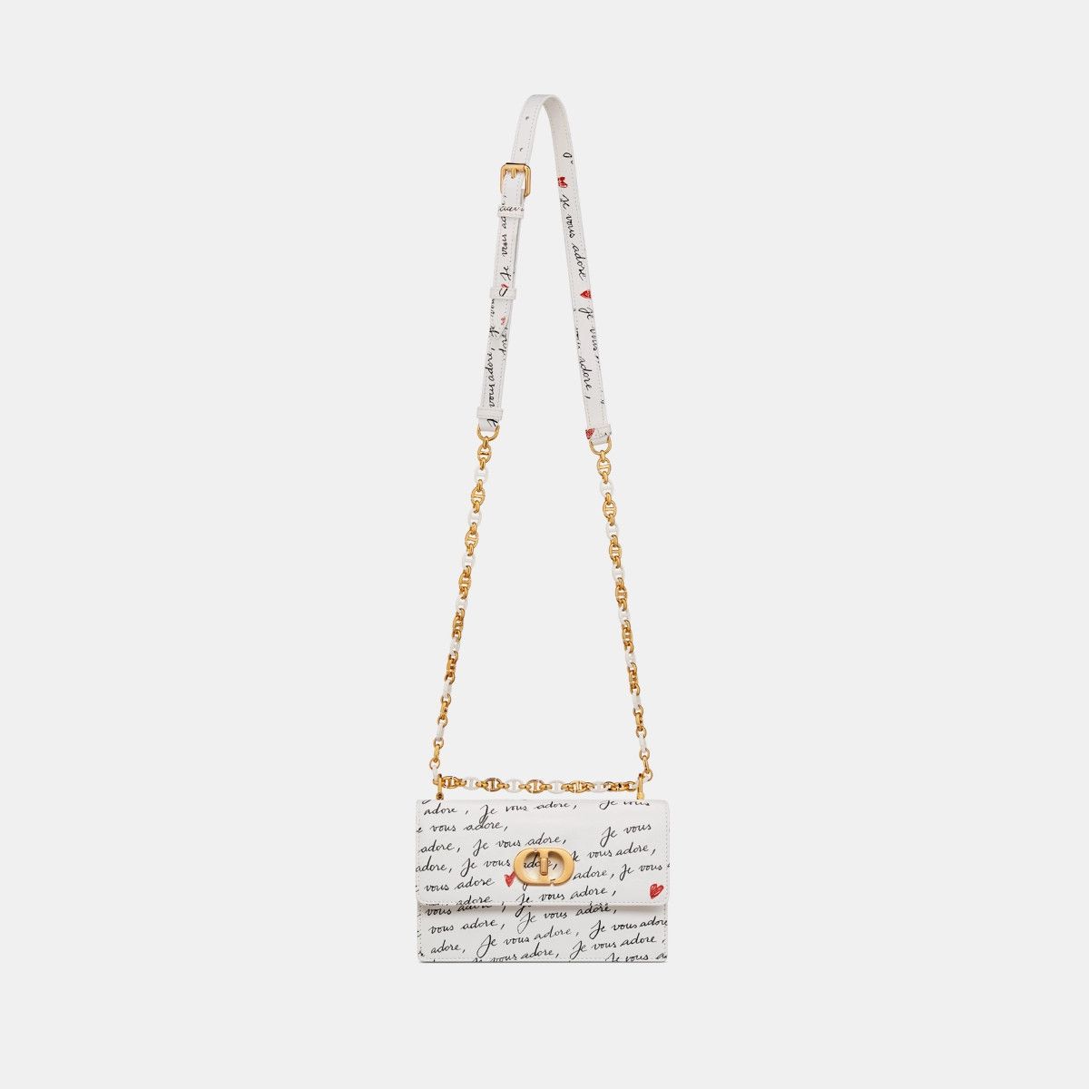 Dior o1bcso1str0226 Size:OS/Miss Caro Mini Bag in White/Black Size ONE SIZE - 4 Thumbnail