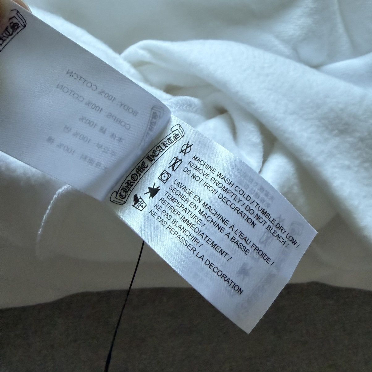 Chrome Hearts Chrome Hearts Blue Print Arm Logo Zip Up Hoodie Size US L / EU 52-54 / 3 - 5 Thumbnail