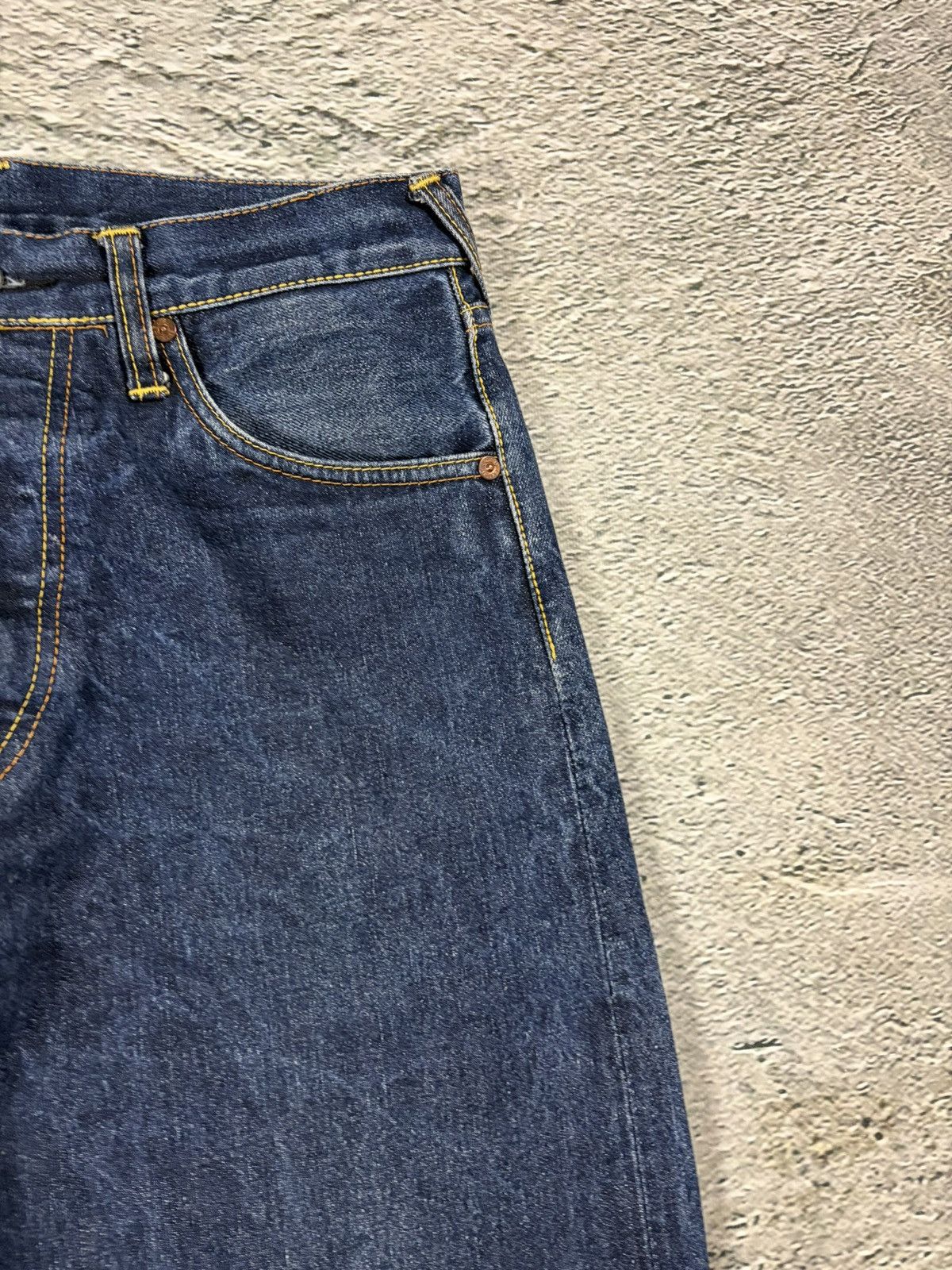 Evisu Evisu jeans vintage handpainted seagull logo selvedge white Size US 30 / EU 46 - 9 Thumbnail