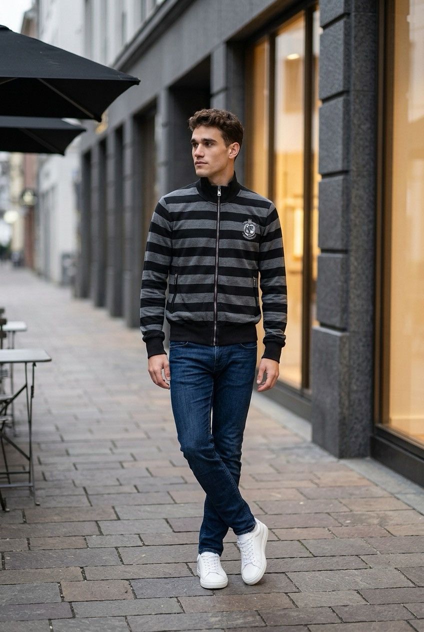 Dolce & Gabbana Dolce & Gabbana jacket is a men's full-zip track jacket Size US M / EU 48-50 / 2 - 1 Thumbnail