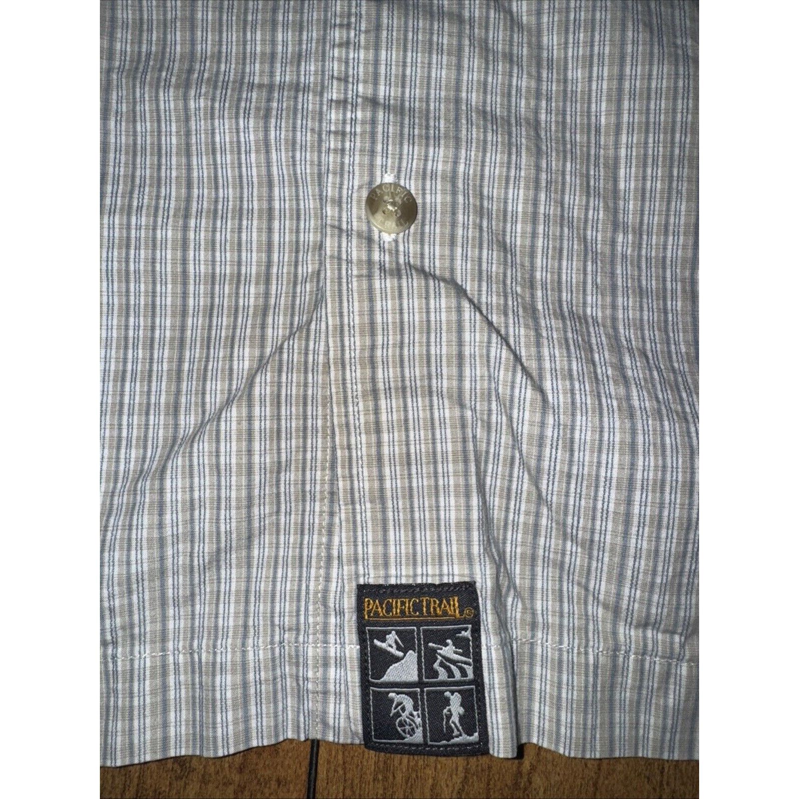 Pacific Trail × Vintage Pacific Trail Outdoor Short Sleeve Fly Fishing Button Up Size US M / EU 48-50 / 2 - 2 Thumbnail