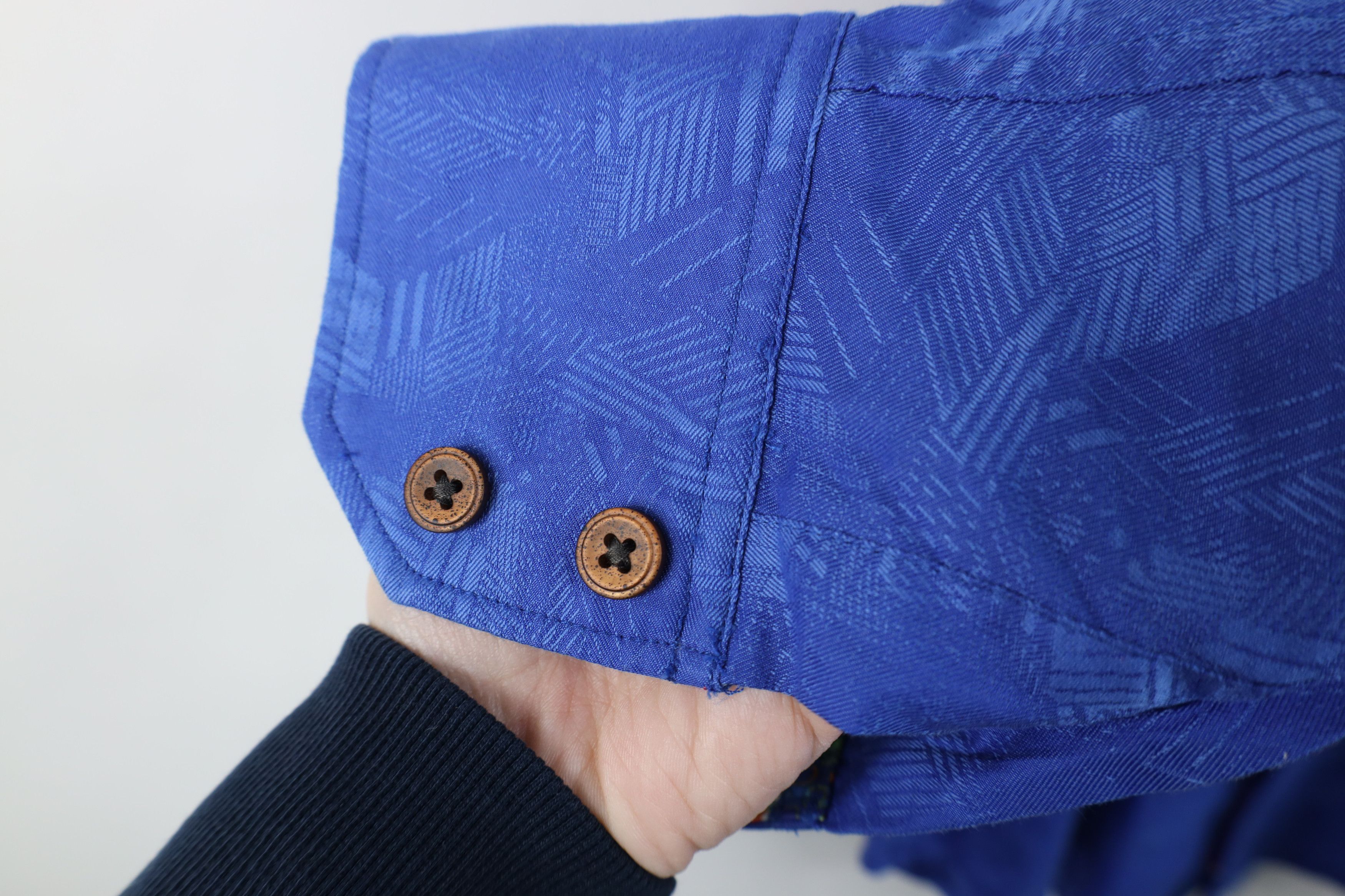 Robert Graham Robert Graham Geometric Flip Cuff Collared Button Shirt Blue Size US XL / EU 56 / 4 - 7 Thumbnail