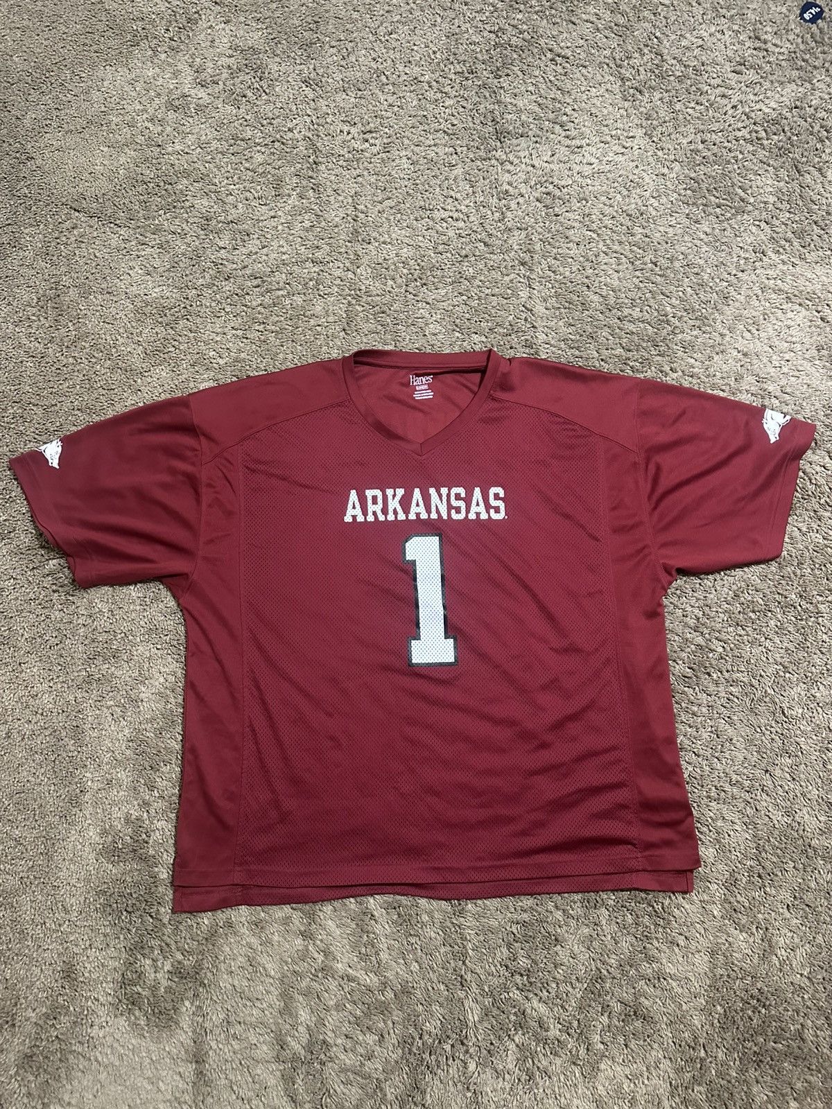 NCAA Vintage NCAA Arkansas Razorback jersey 00s size 2XL Size US XXL / EU 58 / 5 - 1 Thumbnail