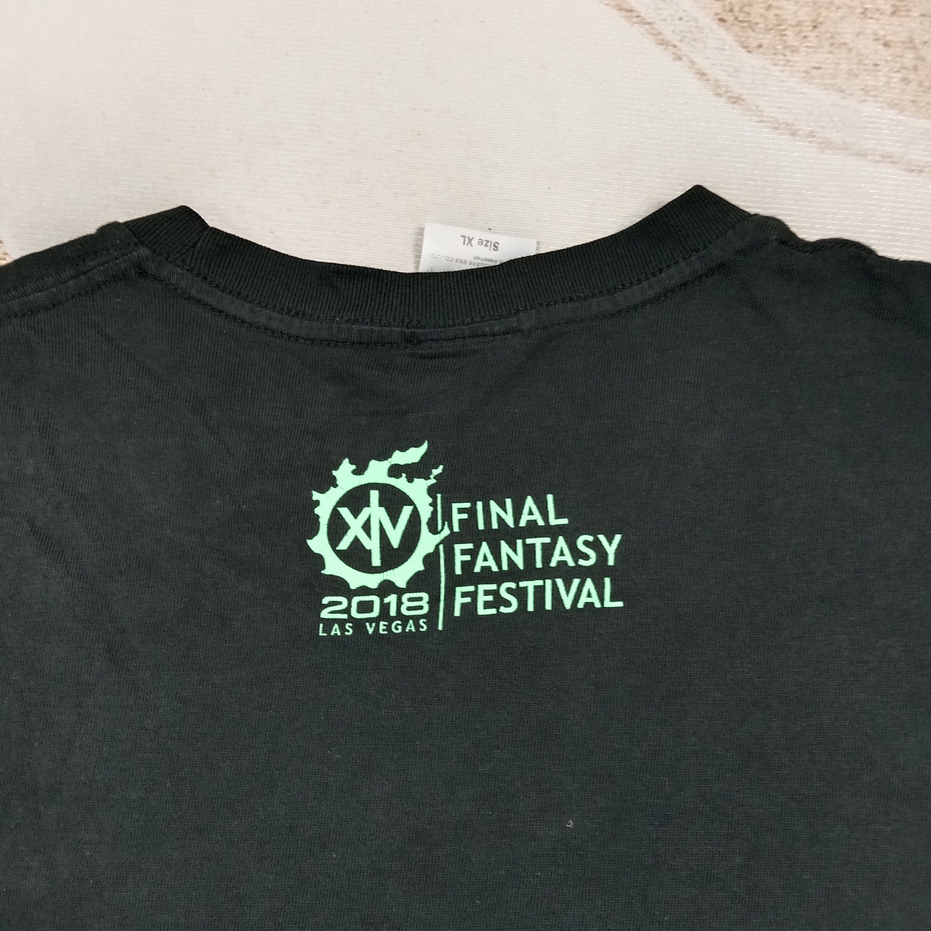 The Game Final Fantasy XIV Fan Fest Last Vegas Tshirt C276N26 Size US L / EU 52-54 / 3 - 6 Thumbnail