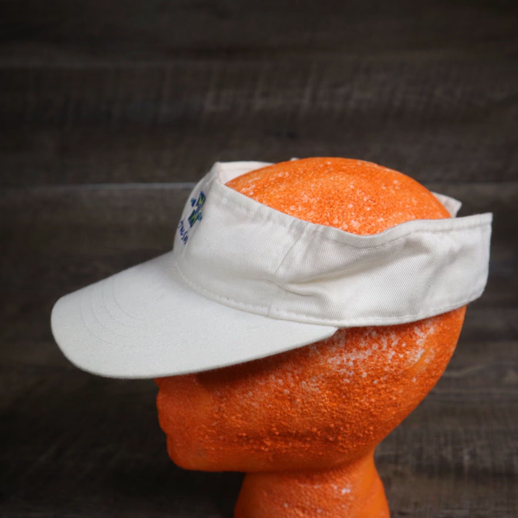 Vintage VINTAGE White Western Trucker Hat Cap Adult Adjustable Strapback Men Size ONE SIZE - 5 Thumbnail