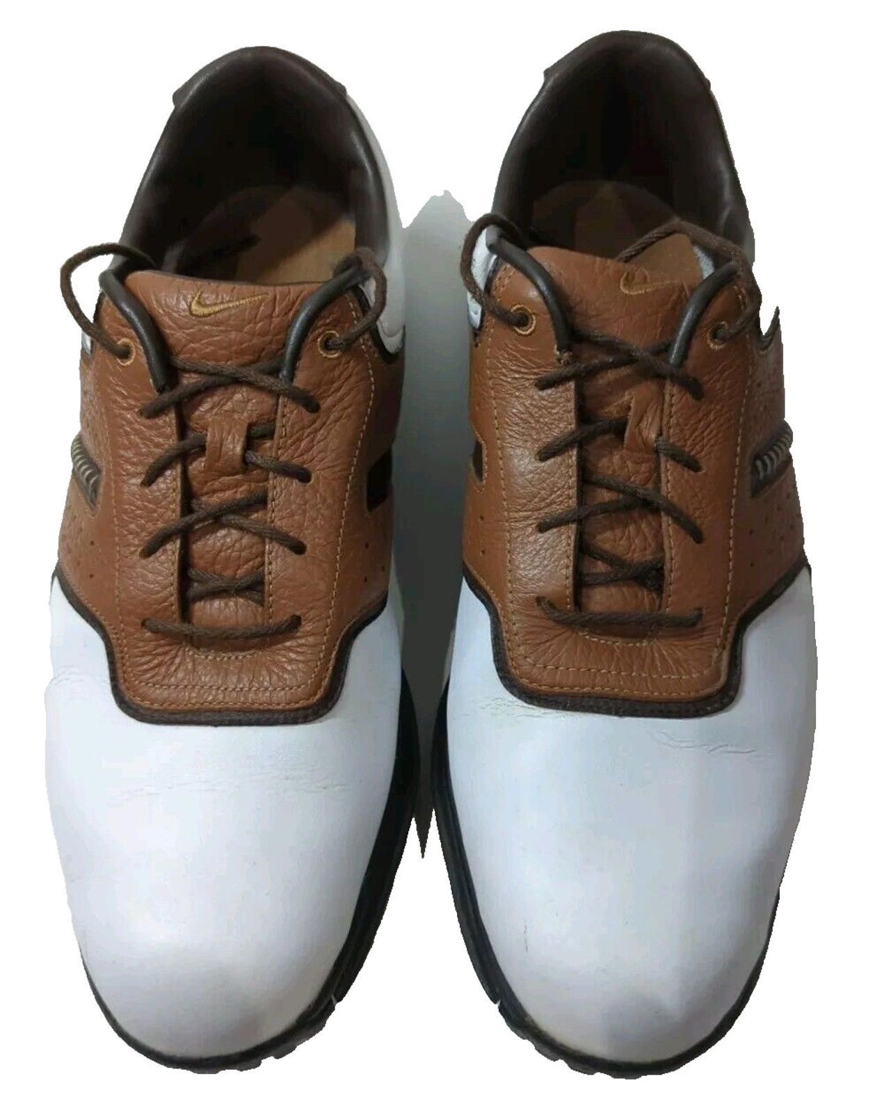Nike Nike Air Golf Shoes 418535-172 Brown/White Size 10 Size ONE SIZE - 2 Thumbnail