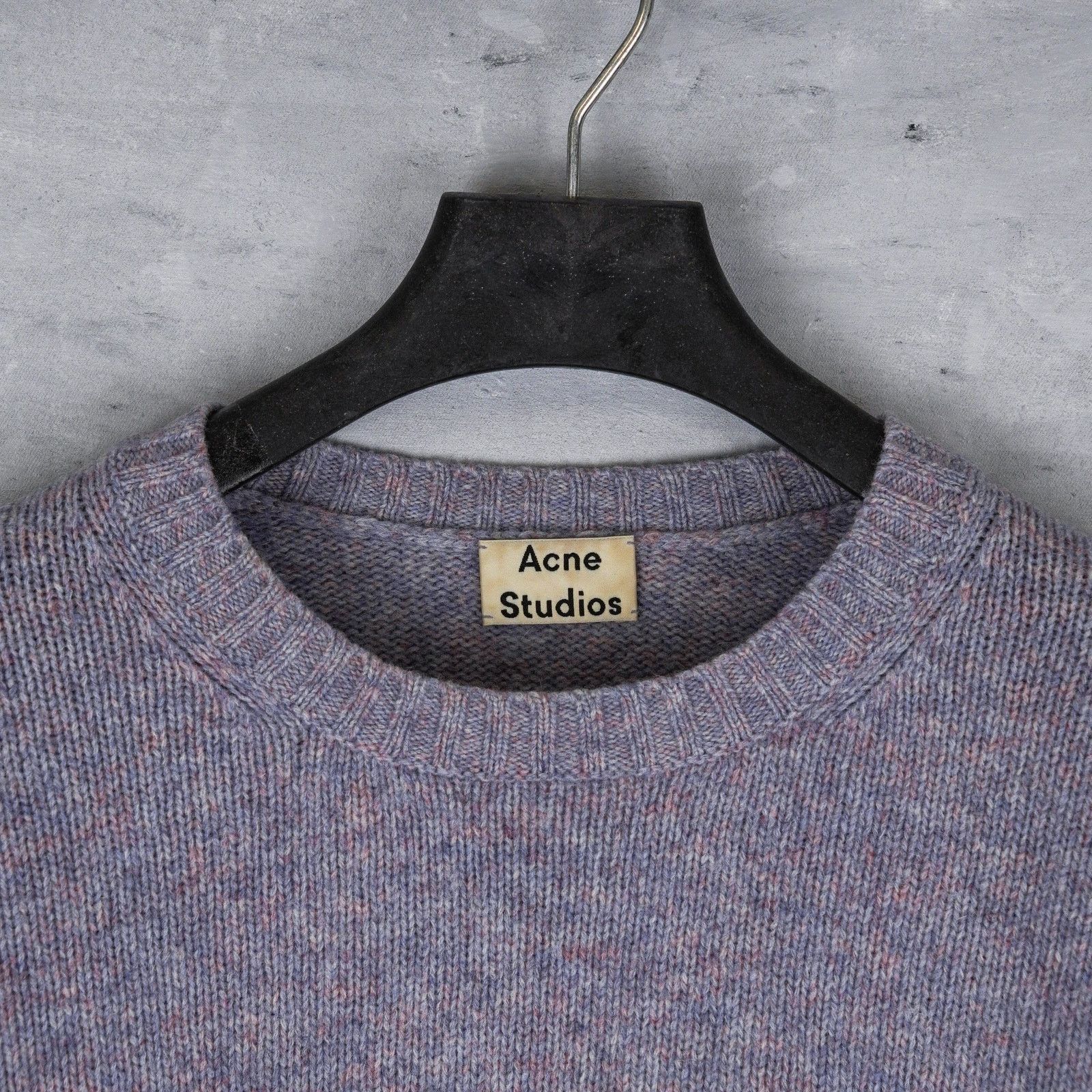 Acne Studios Acne studios paw18 blue wool knit crewneck jumper sweater Size M / US 6-8 / IT 42-44 - 3 Thumbnail
