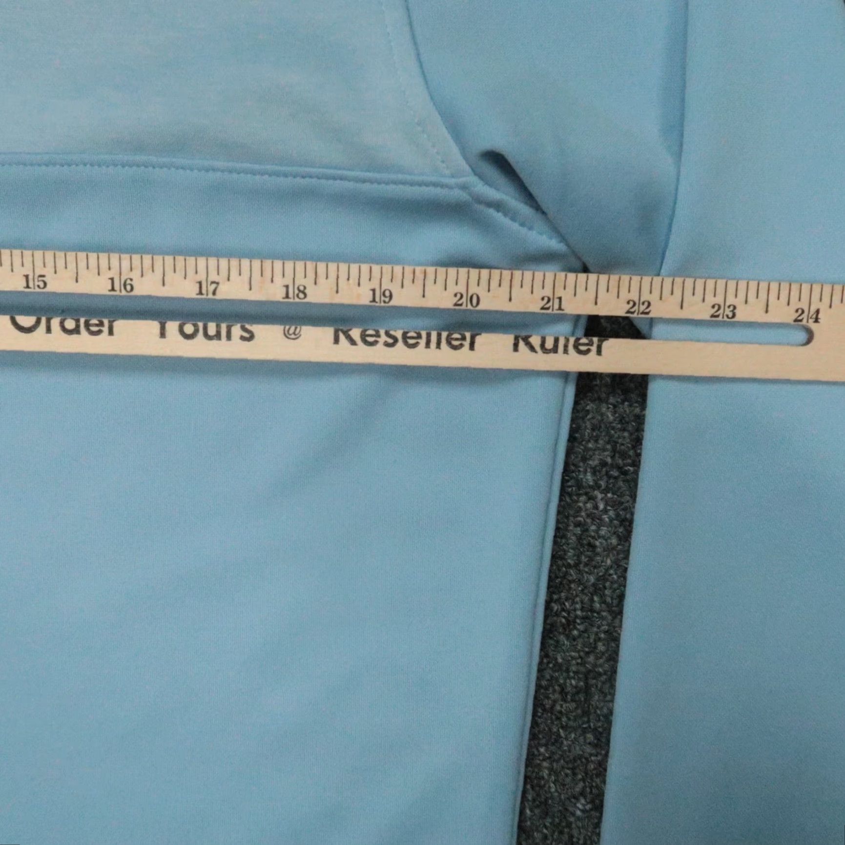 Footjoy FootJoy Pullover Mens Small Blue Heather Yoke Half Zip Performance Midlayer Size US S / EU 44-46 / 1 - 7 Thumbnail