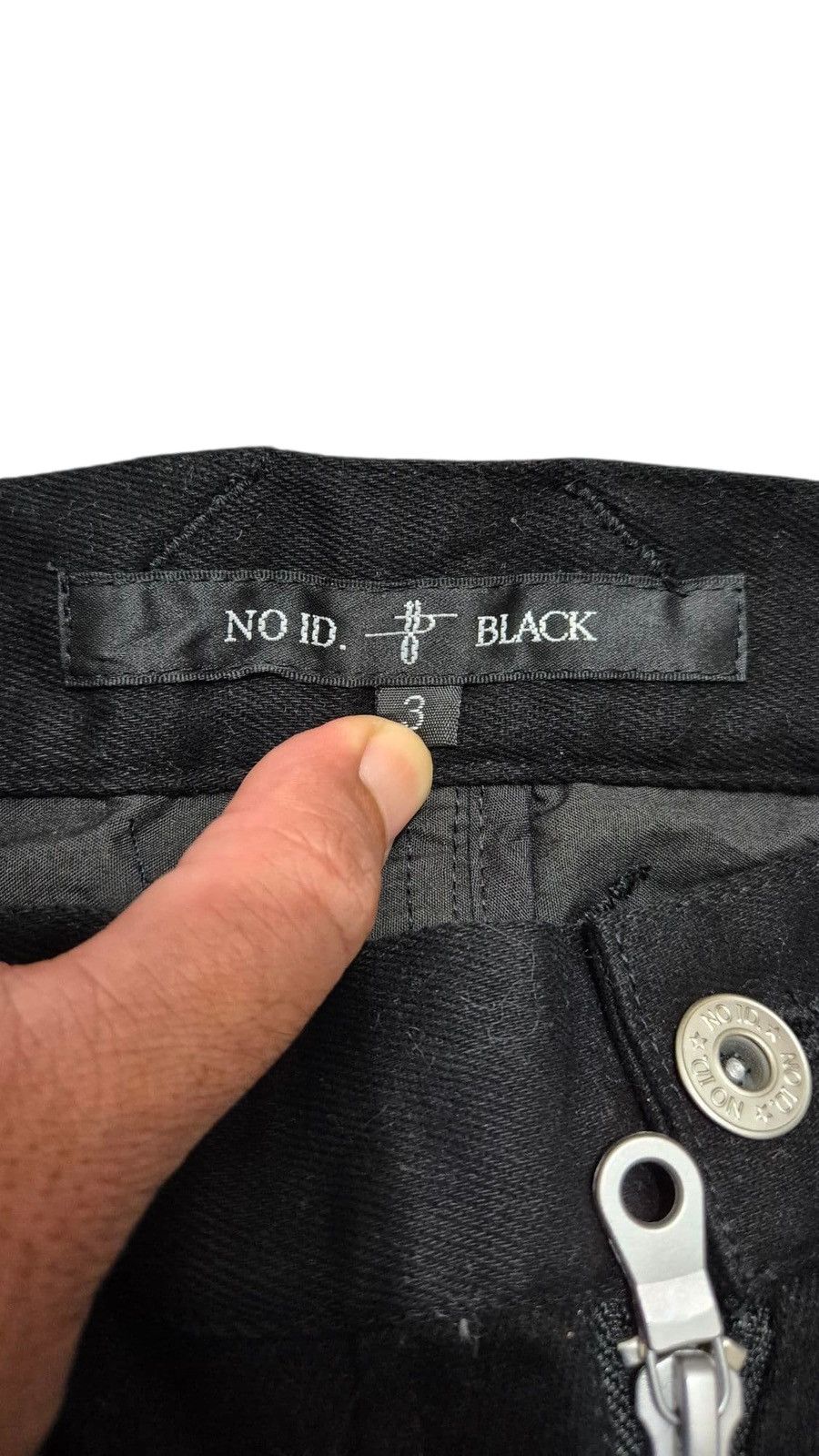 Le Grande Bleu (L.G.B.) × NO ID × Yasuyuki Ishii No id black bondage pants Size US 30 / EU 46 - 7 Thumbnail