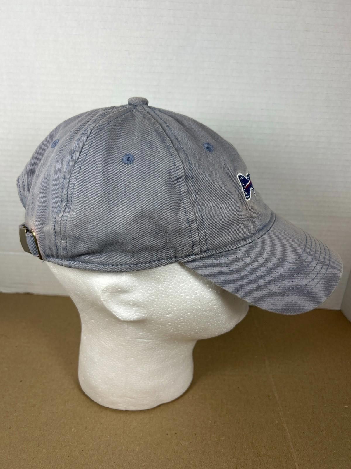 Designer BURLEBO Blue Trout American Flag Fish Hat Dad Cap Adjustable Size ONE SIZE - 2 Thumbnail