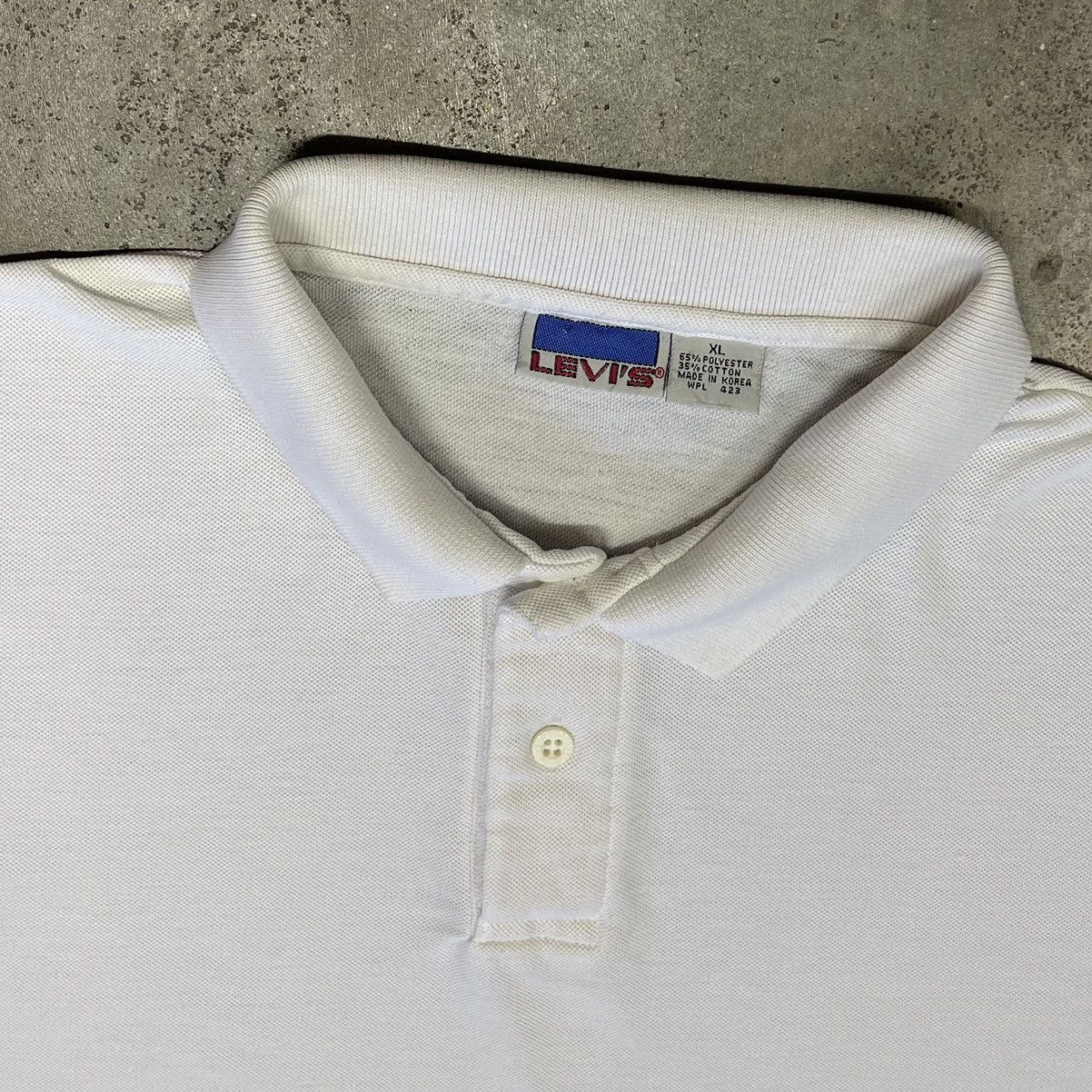 Levi's Vintage 80s Levis Single Stitch Polo Shirt Size US XL / EU 56 / 4 - 2 Thumbnail