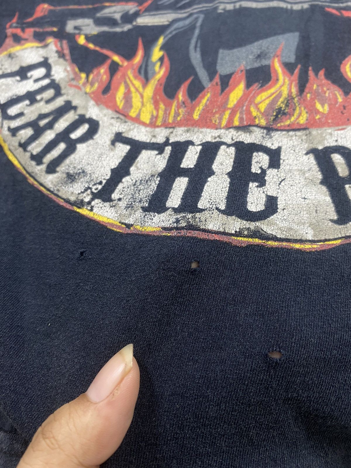 West Coast Choppers Distressed Faded Sons Of Anarchy Fear The Reaper Size US M / EU 48-50 / 2 - 5 Thumbnail