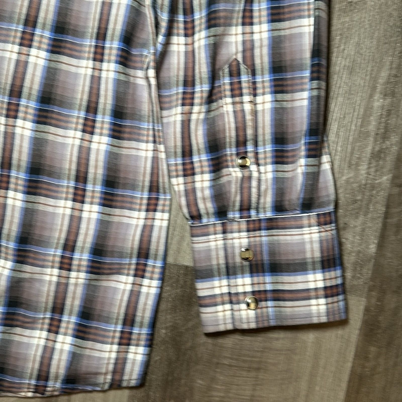 Other Cowboy Justice Western Long Sleeve Pearl Snap Button - 2XL Size US XXL / EU 58 / 5 - 4 Thumbnail