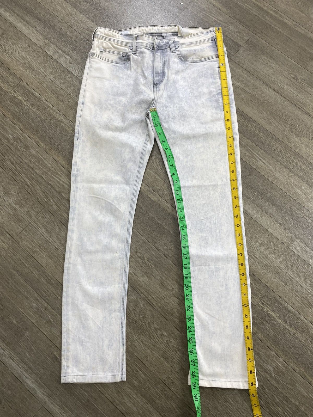 Neil Barrett Vintage Neil Barret Mud Max Punk Acid Wash Lgb Luxury Jeans Size US 30 / EU 46 - 18 Thumbnail