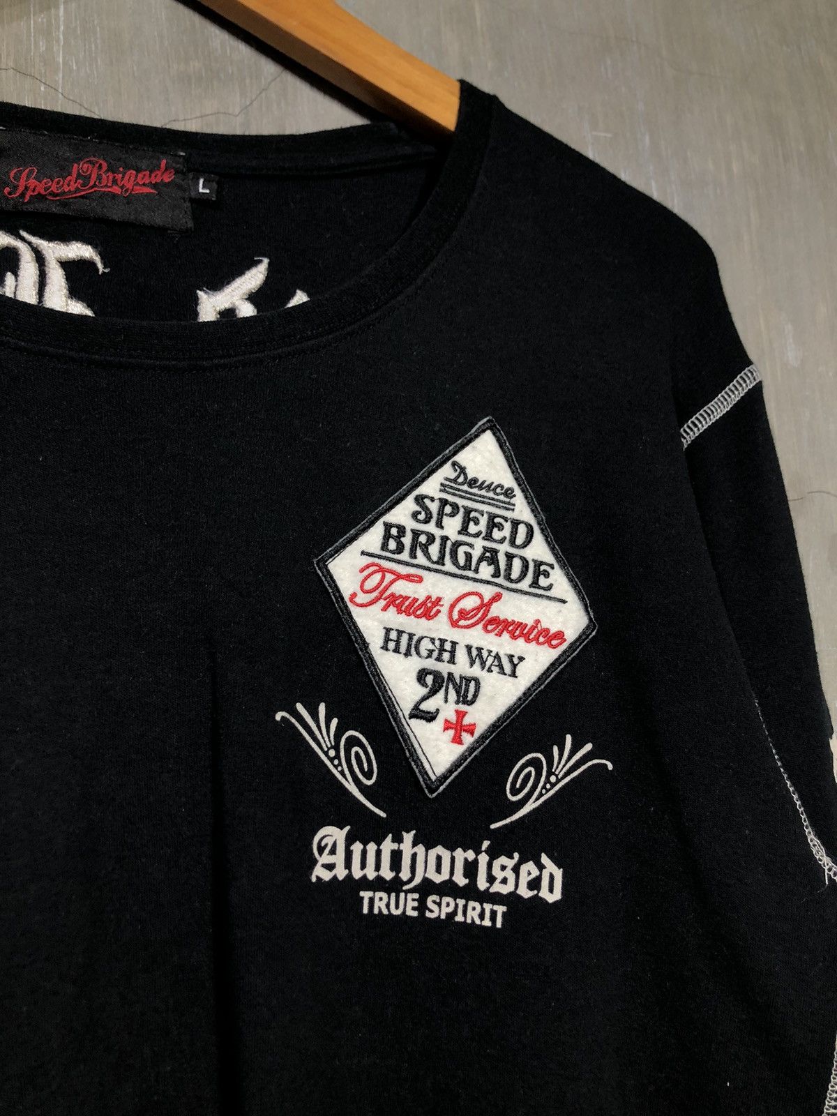 Japanese Brand × Vintage Y2K Speed Brigade Longsleeve T-shirt Size US L / EU 52-54 / 3 - 4 Thumbnail