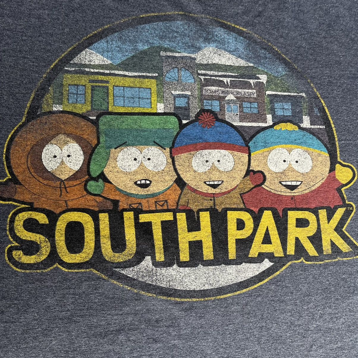 Cartoon Network × Vintage Vintage 2000s South Park Fifth Sun TV Cartoon Logo Tee Shirt Size US XL / EU 56 / 4 - 3 Thumbnail
