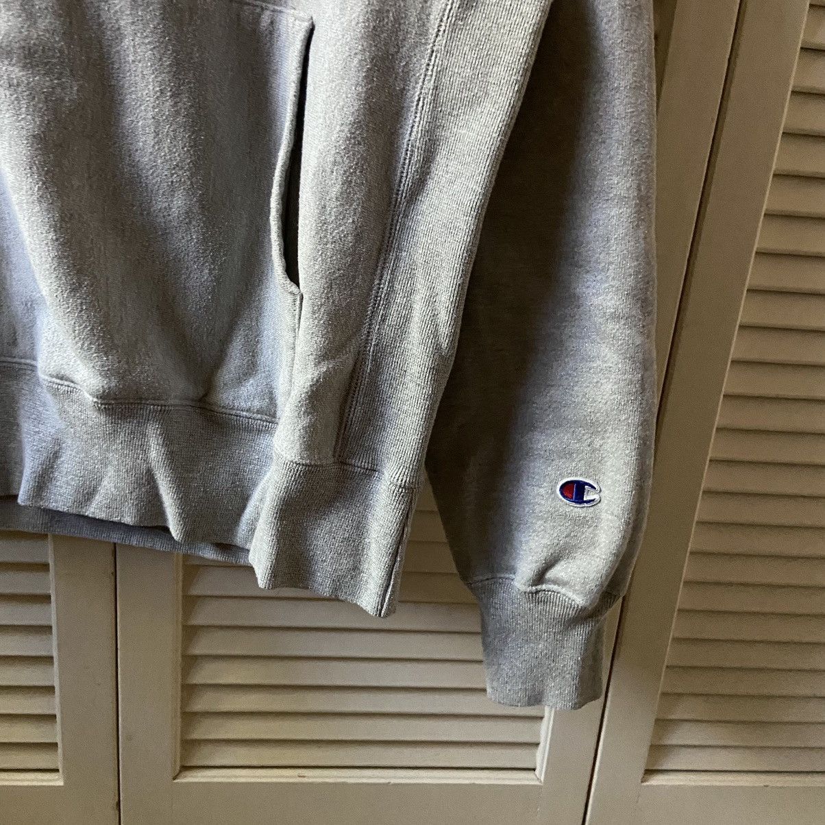 Champion Champion Premium Reverse Weave Grey Sweatshirt Hoodie Size US M / EU 48-50 / 2 - 3 Thumbnail