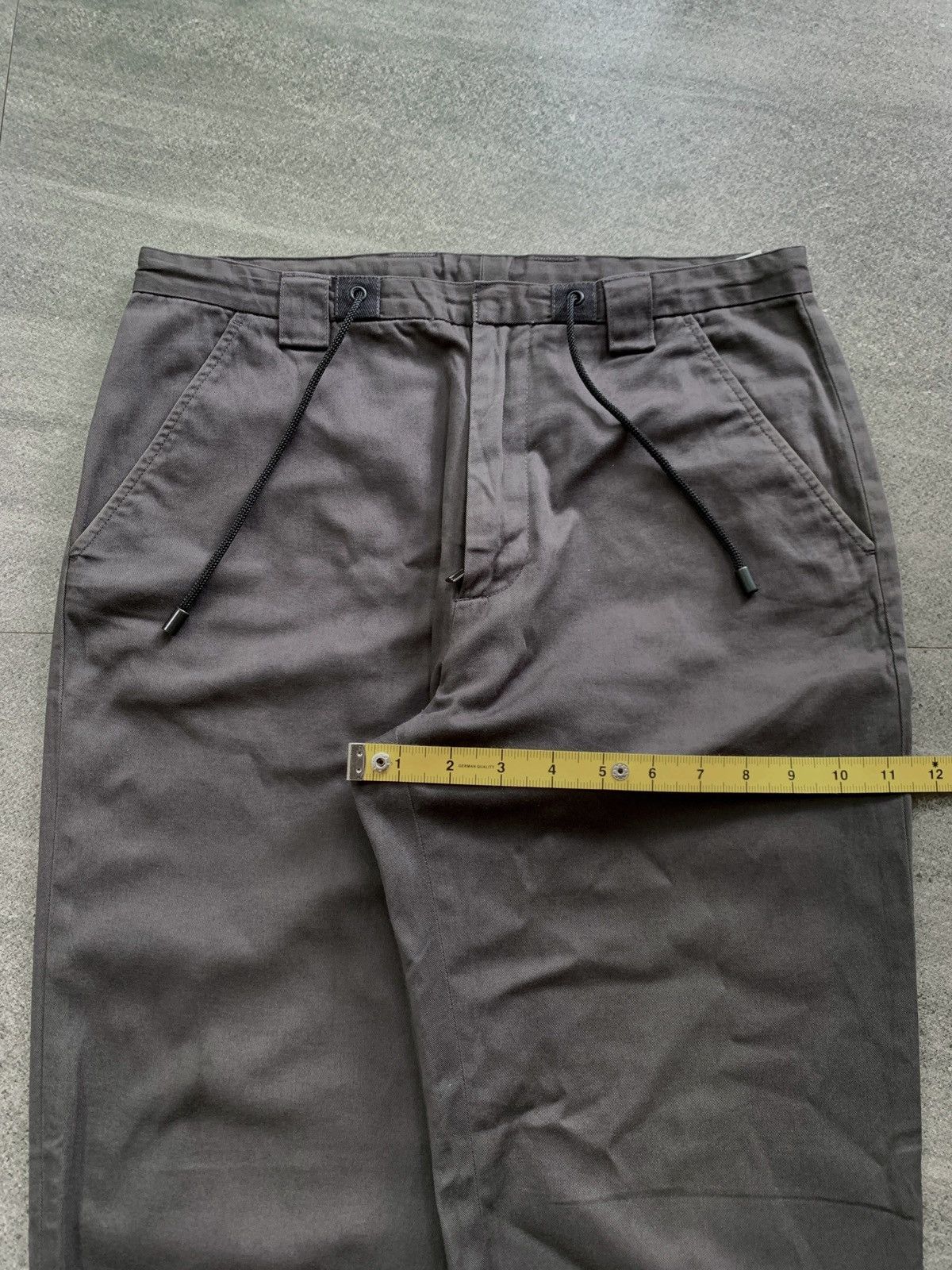 Maison Margiela Slim Trousers with Drawstrings Size US 29 - 10 Thumbnail