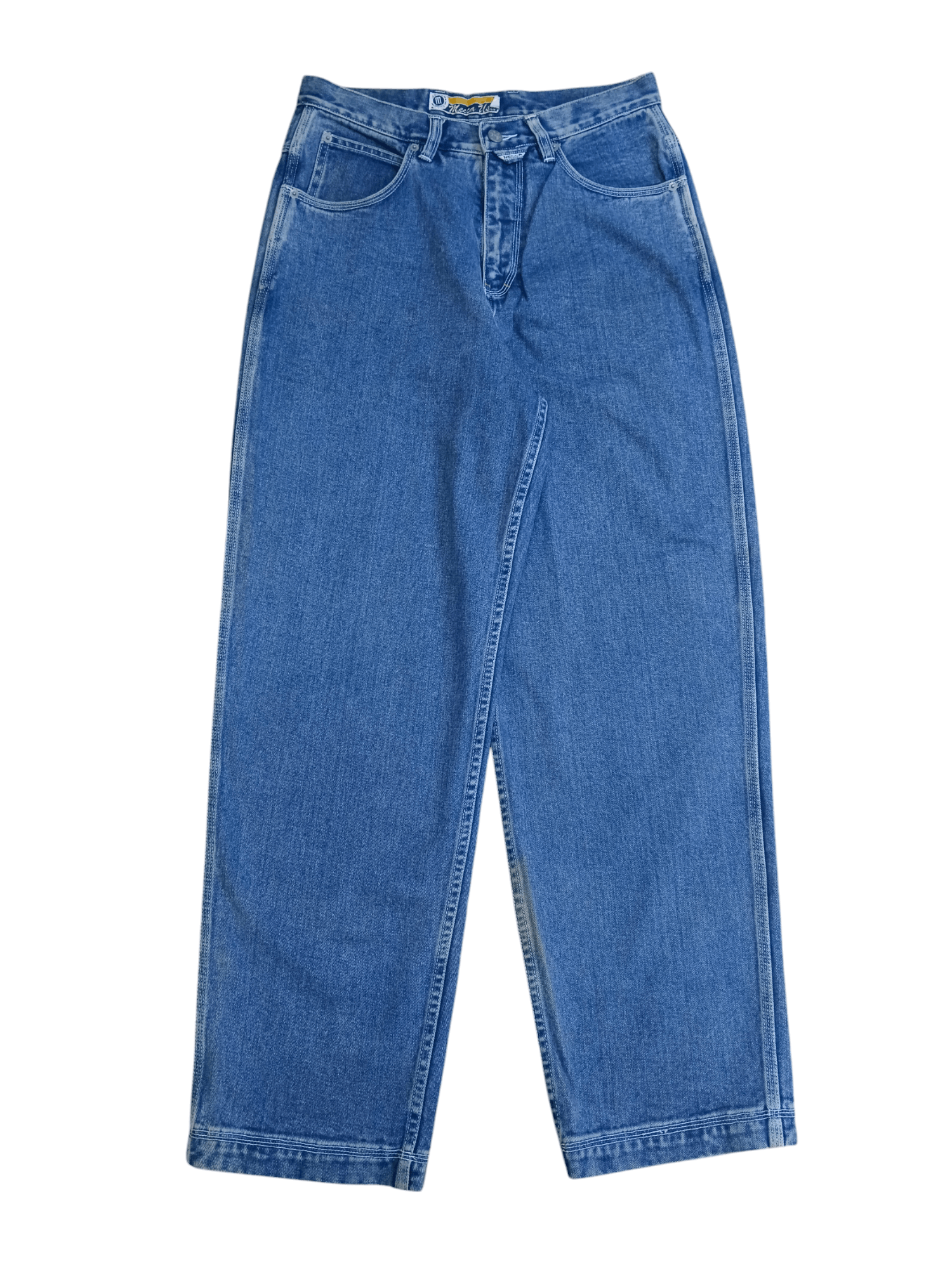 Mecca TRENDING WIDE PANTS🔥DISTRESSED MECCA DENIM Size US 31 - 1 Thumbnail