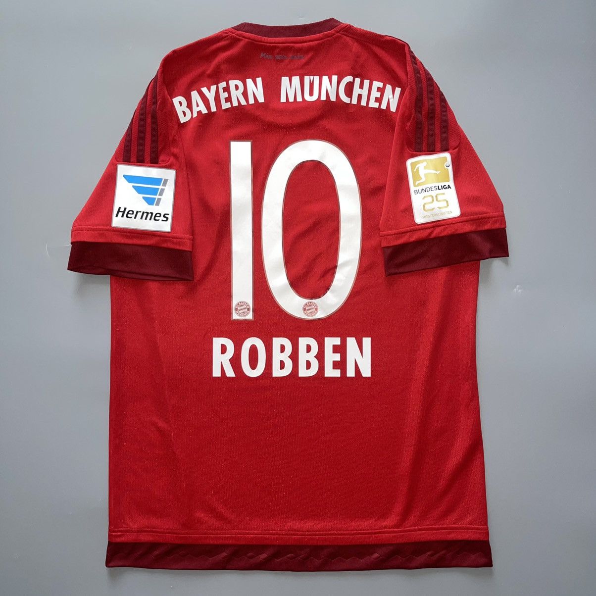 Adidas × Vintage BAYERN ADIDAS 2015/2016 FOOTBALL HOME JERSEY #10 ROBBEN Size US L / EU 52-54 / 3 - 1 Thumbnail