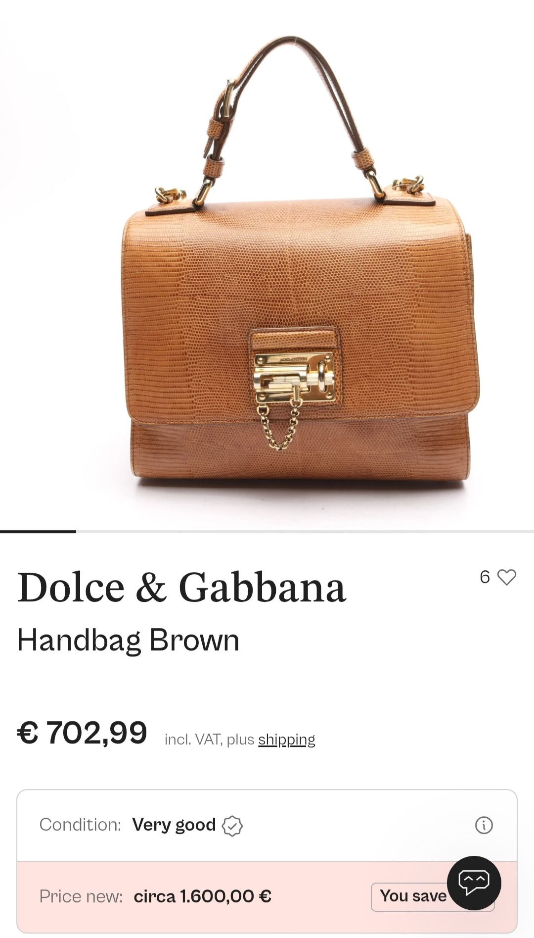 Dolce & Gabbana DG FW15 Lizard Skin Handbag Size ONE SIZE - 10 Thumbnail