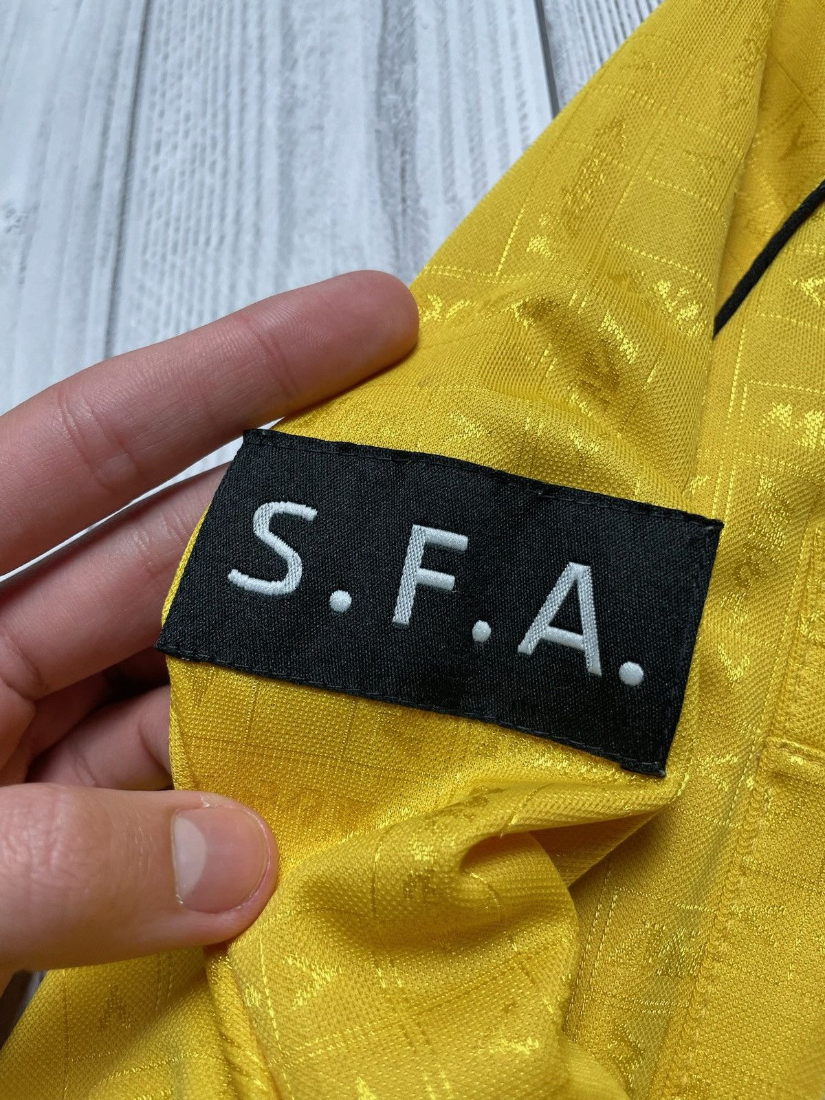 Vintage Vintage The Scottish soccer jersey monogram yellow long XXL Size US XXL / EU 58 / 5 - 6 Thumbnail