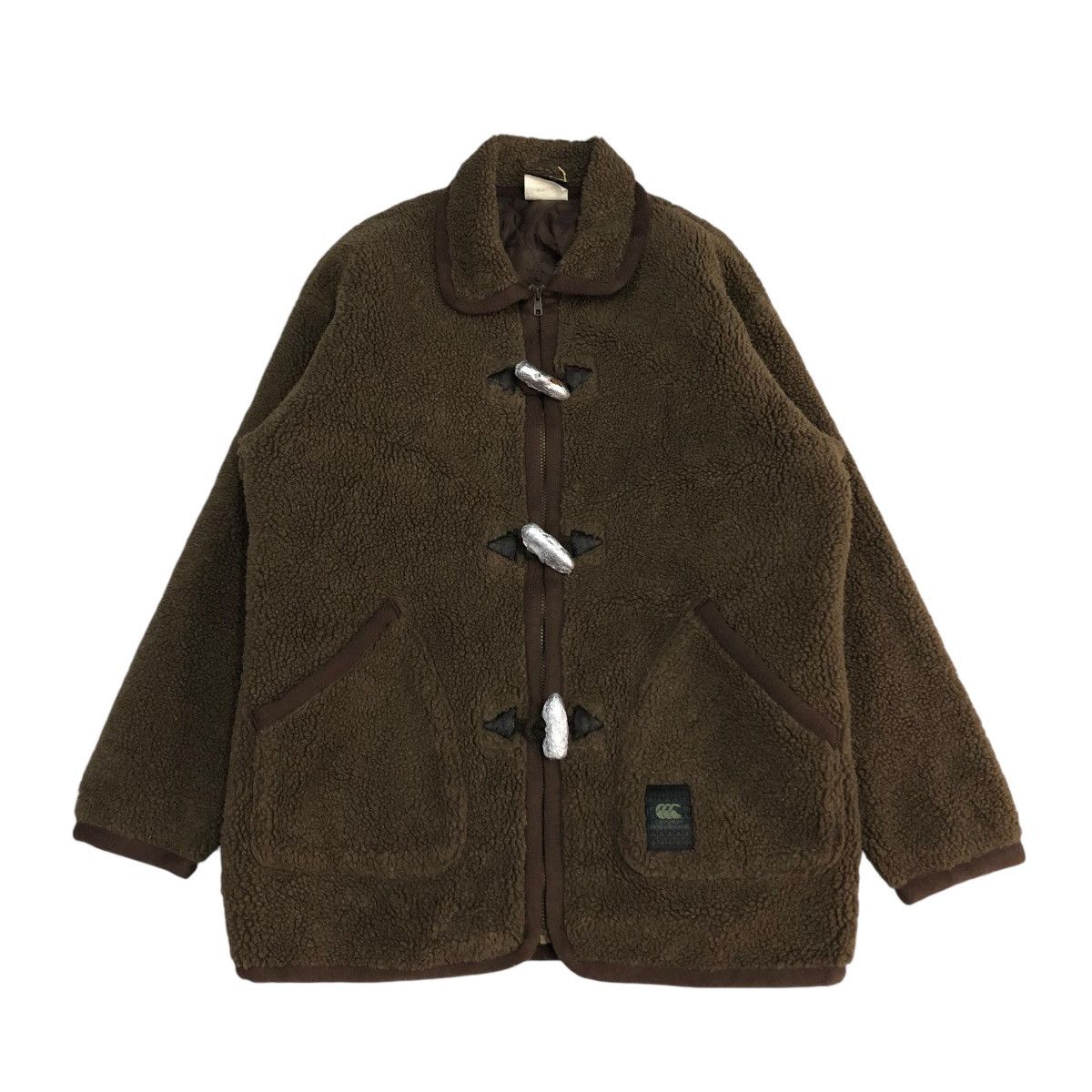 Canterbury of New Zealand VINTAGE FLEECE ZIPPER DUFFLE JACKET CANTERBURY CARGO POCKET Size US M / EU 48-50 / 2 - 1 Thumbnail