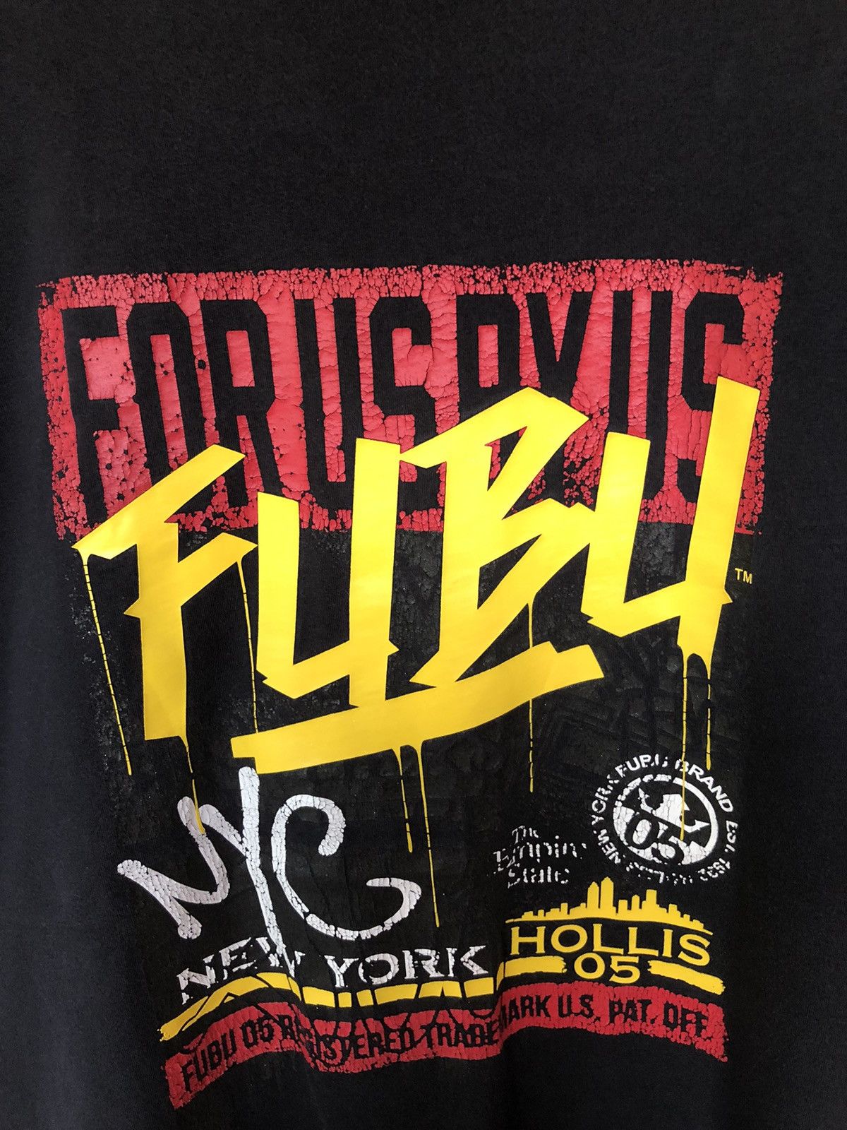 Fubu Vintage Fubu Streetwear Distressed Shirt Tee Size US XXL / EU 58 / 5 - 4 Thumbnail