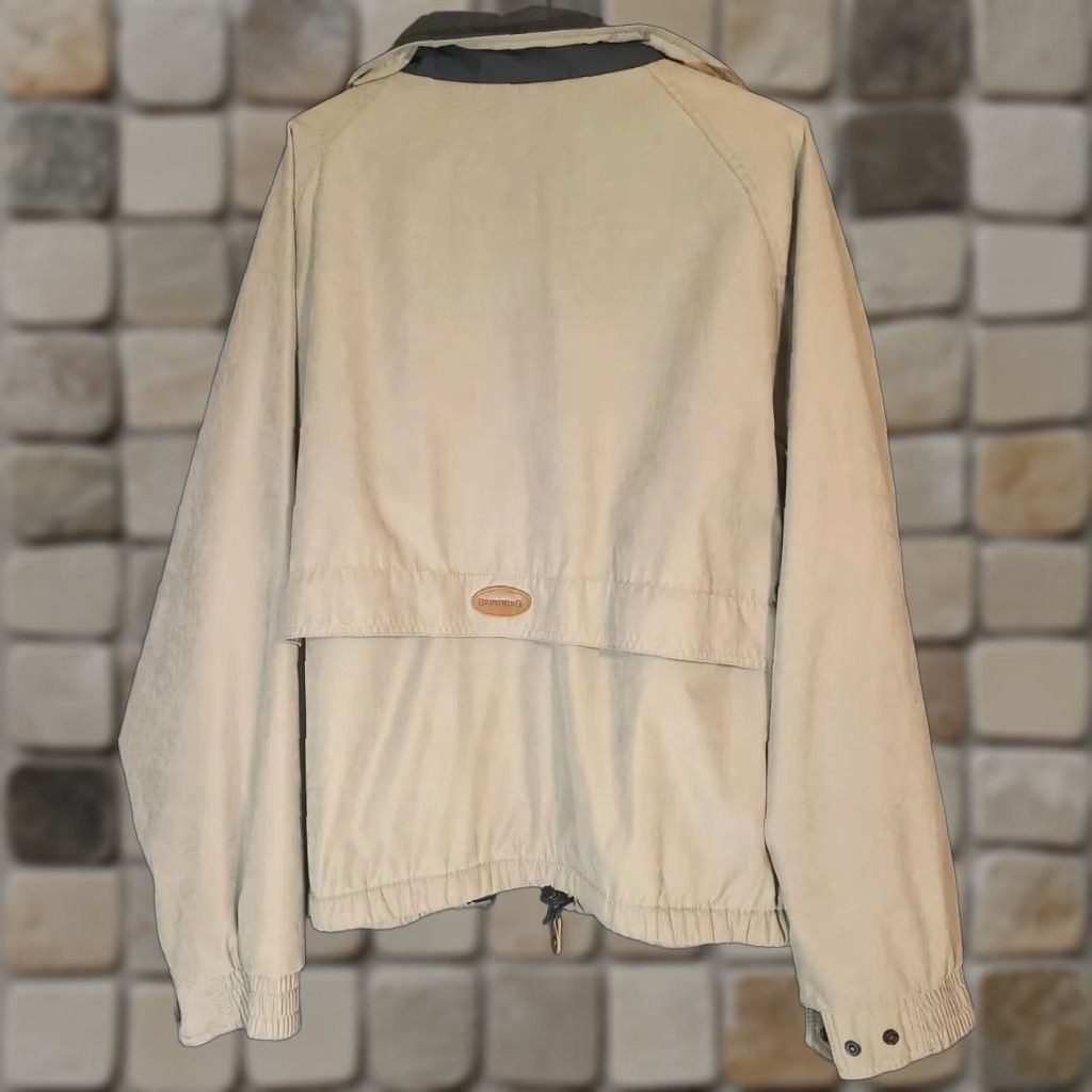 Vintage Browning Ventured Full Zip Bomber Jacket Mens Large Brown Vintage Poly/Nylon Casual Winter Spring Fall Size US L / EU 52-54 / 3 - 1 Thumbnail