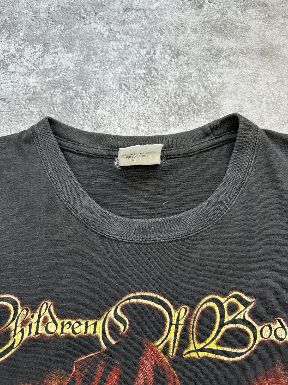 Band Tees Children of Bodom Vintage T-Shirt 2001 Band Tees Faded Size US M / EU 48-50 / 2 - 3 Thumbnail