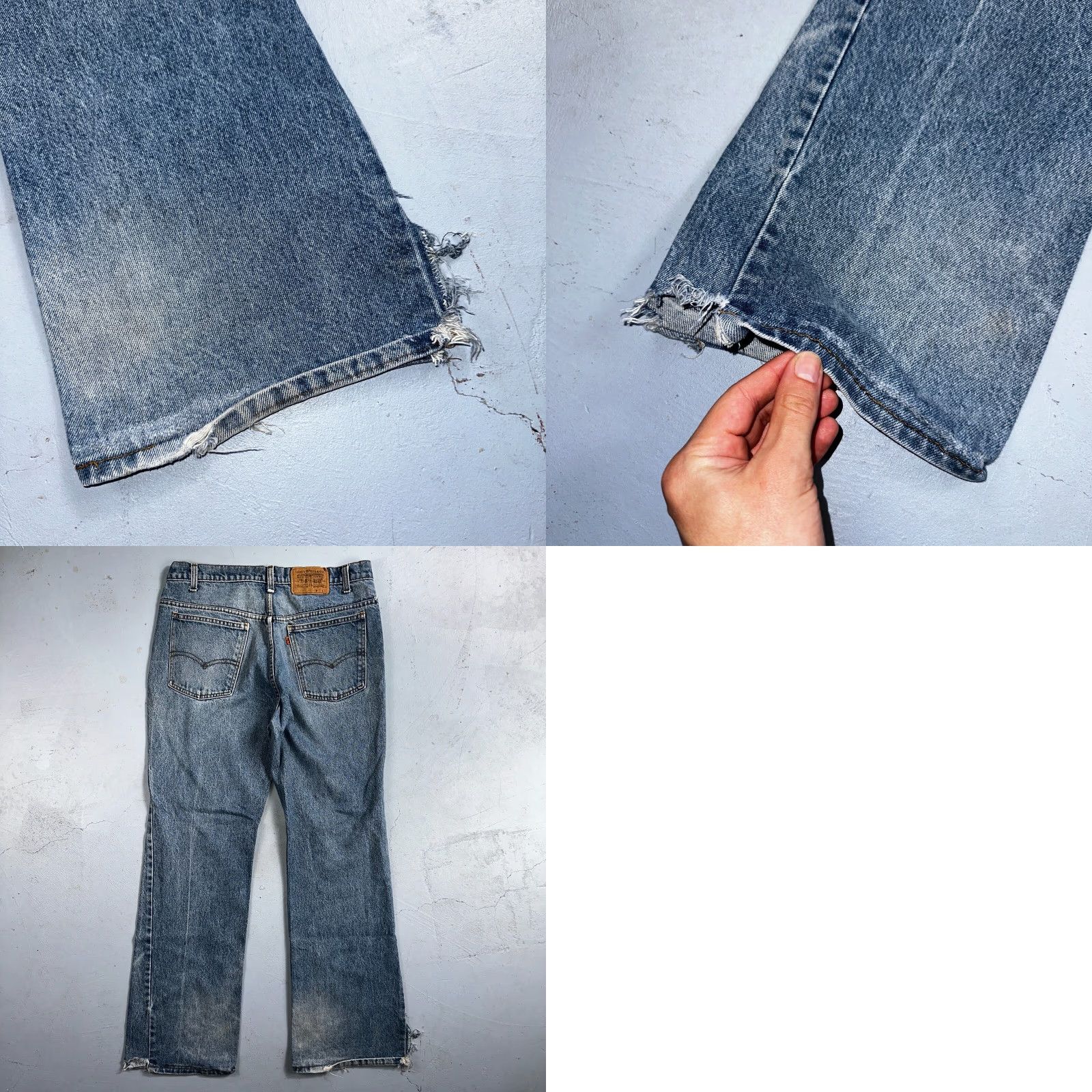 Levi's Levi's 517 Jeans Bootcut USA Wind 70s 80s 33x30 36x32 Vintage Blue Denim Mens Regular Size 36 Cotton Blend Zipper Button 5-Pocket Size US 36 / EU 52 - 11 Thumbnail