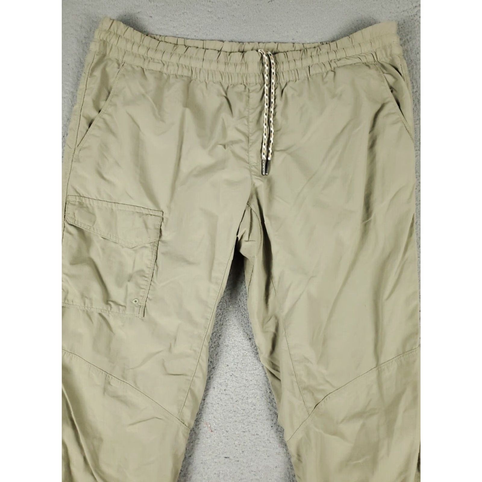 Vintage Columbia Pants Womens Size Large Beige Cargo Lace Tie Active Outdoors Jogger Size 36" / US 14 / IT 50 - 2 Thumbnail