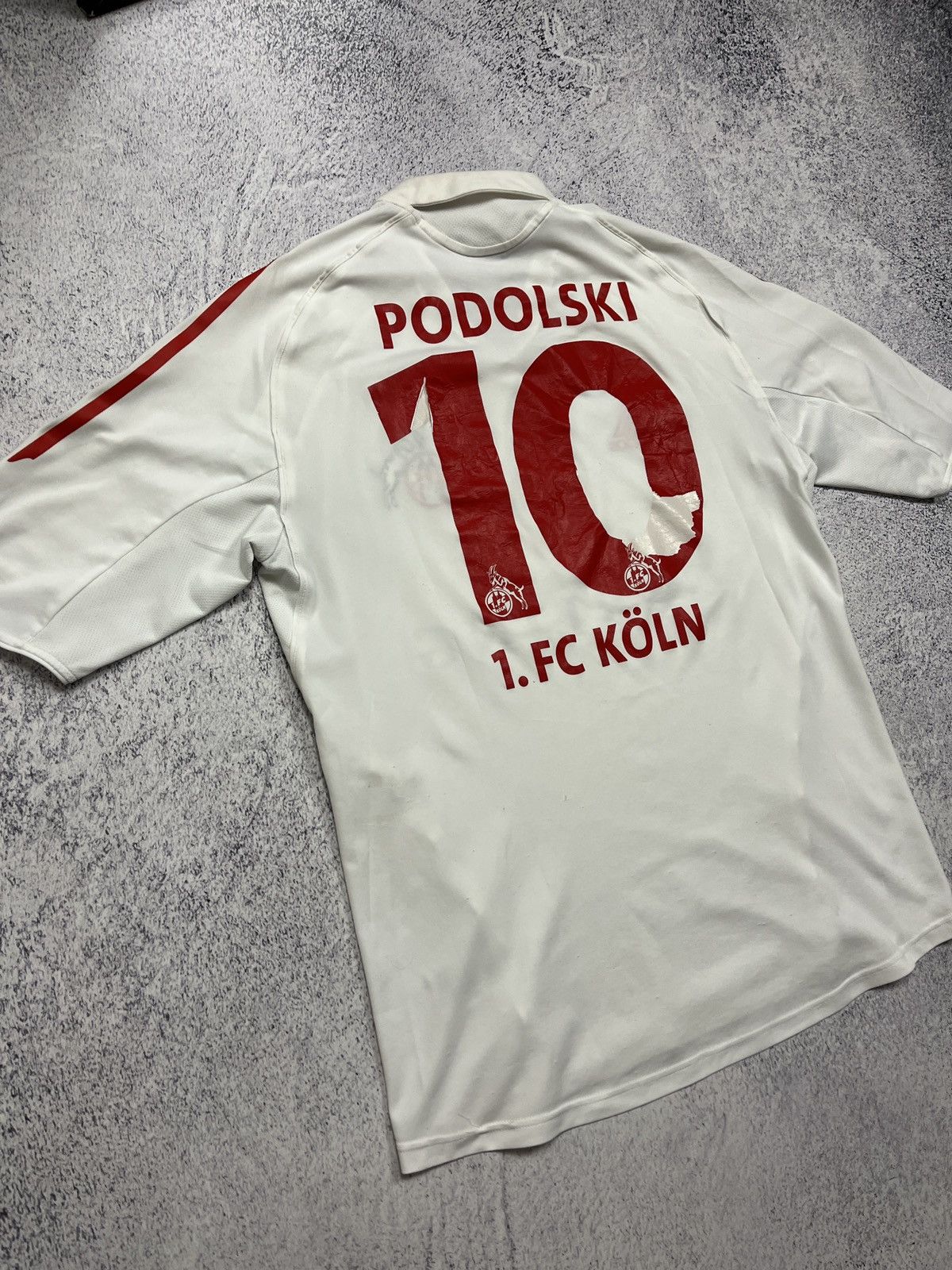 Adidas Adidas FC Koln 2005/2006 #20 Podolski Home Soccer Jersey Kit Size US L / EU 52-54 / 3 - 21 Thumbnail