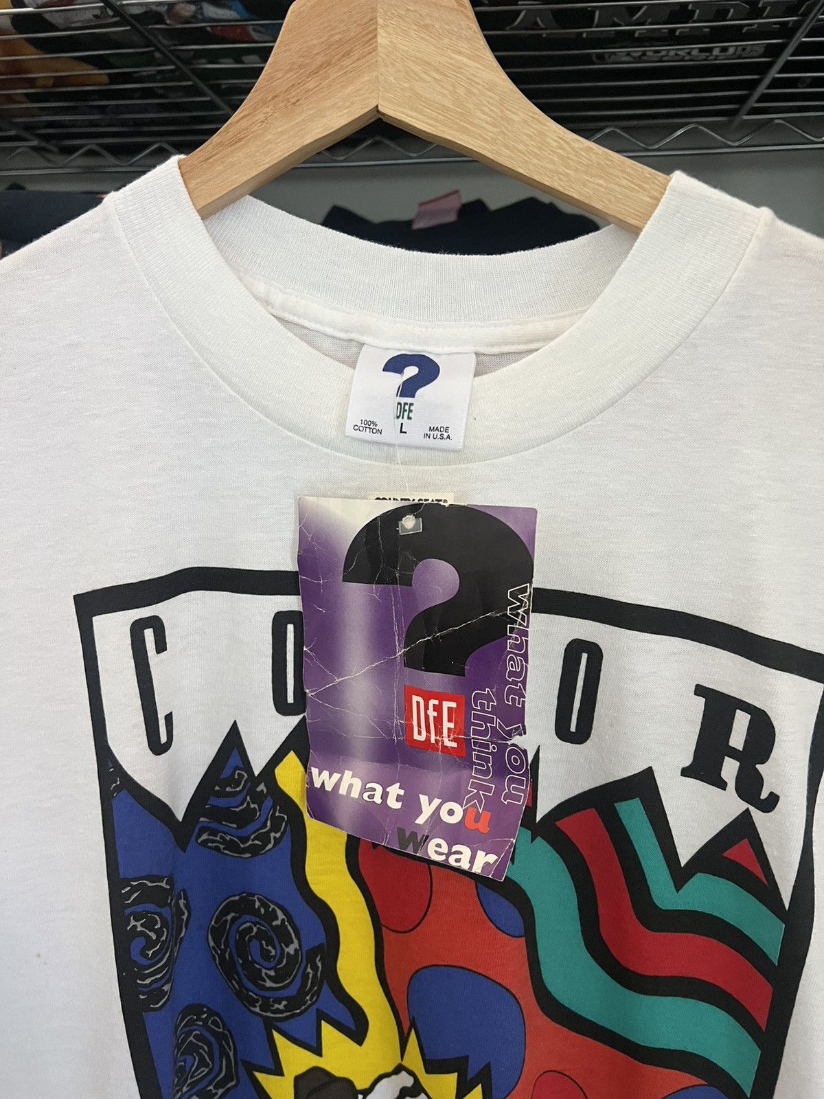 Arts & Science 90s DFE Color Blind Single Stitch Tee Size US L / EU 52-54 / 3 - 4 Thumbnail