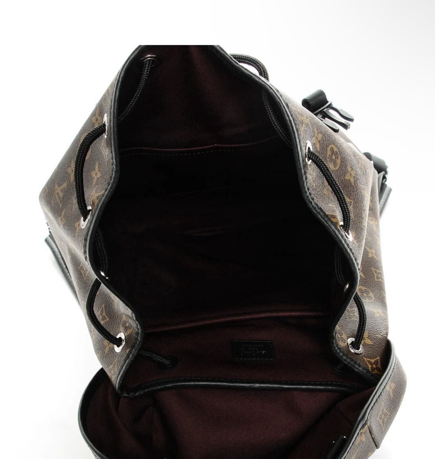 Louis Vuitton Louis Vuitton Zack Backpack Monogram Brown Canvas Leather Size ONE SIZE - 4 Thumbnail
