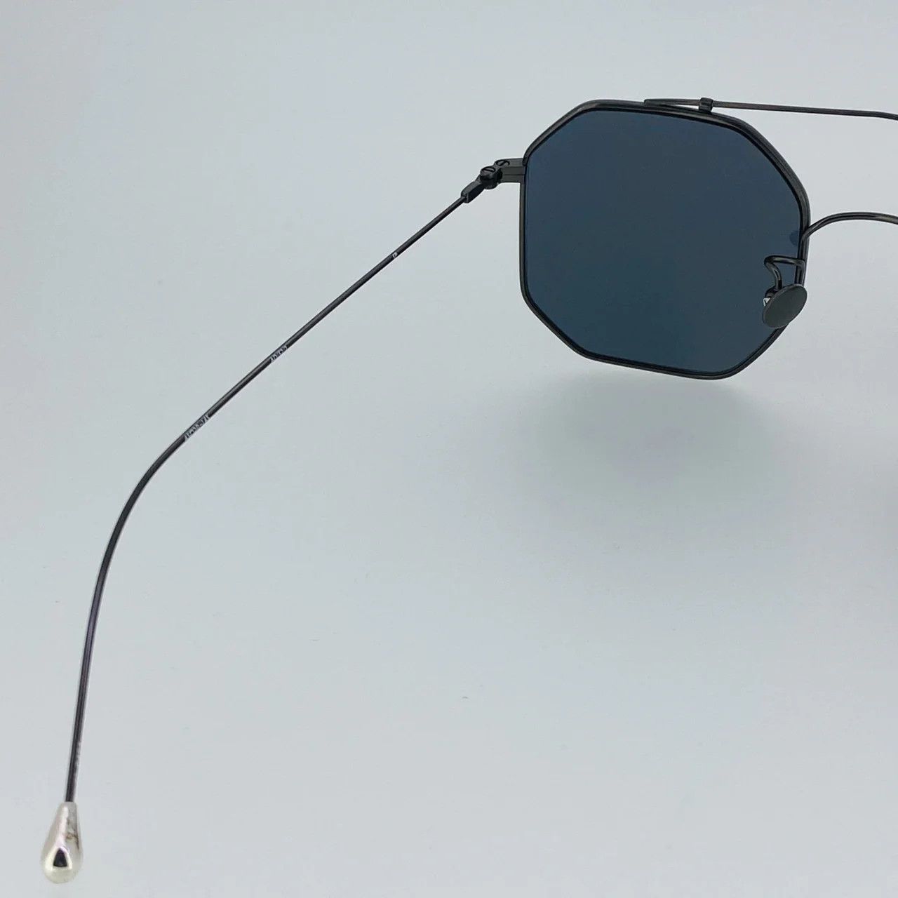 Ann Demeulemeester Ann Demeulemeester Sunglasses Square Brushed Gun metal Size ONE SIZE - 5 Thumbnail