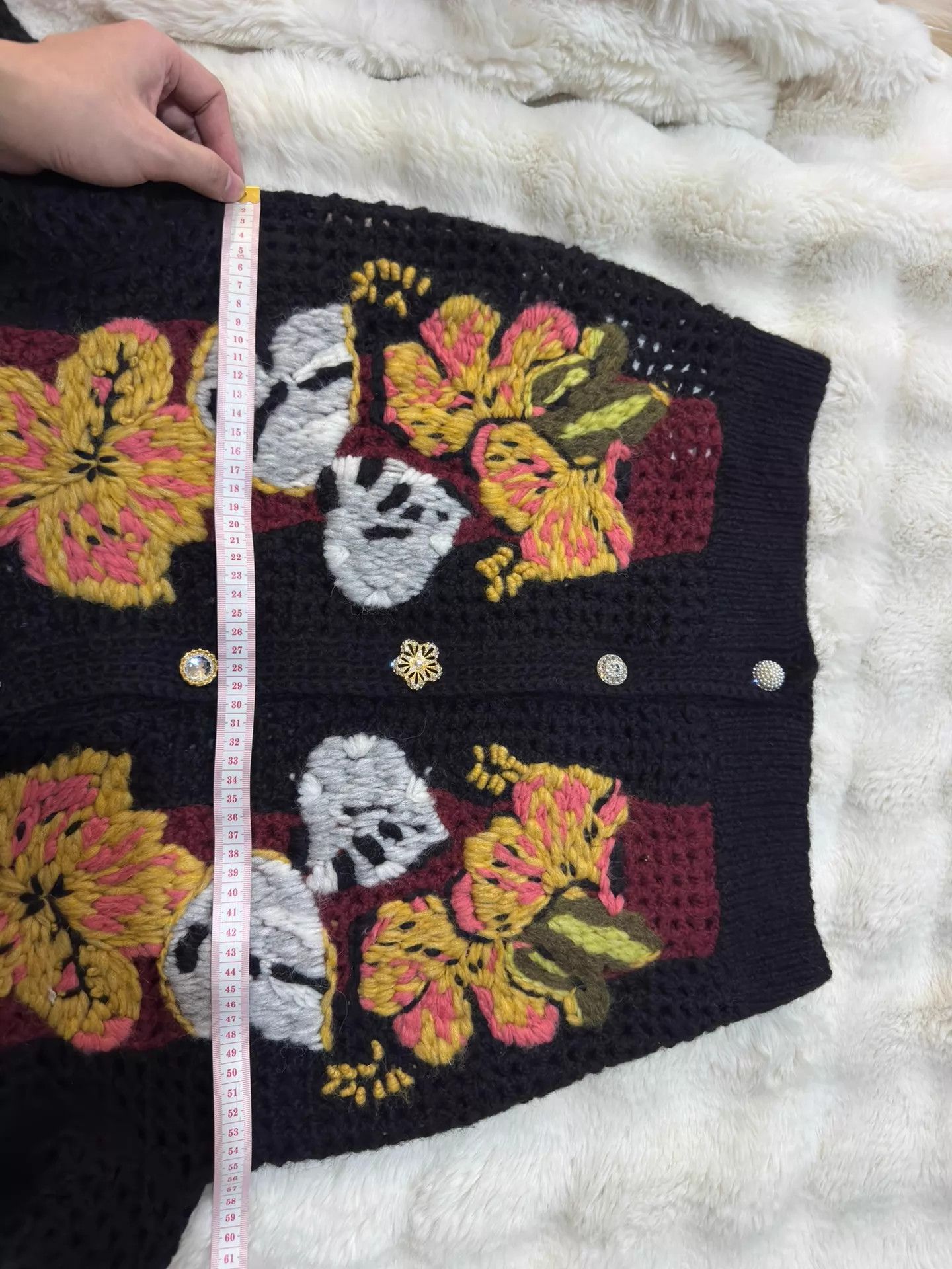 Celine Celine 23ss heavy floral men's cardigan L Size US L / EU 52-54 / 3 - 7 Thumbnail